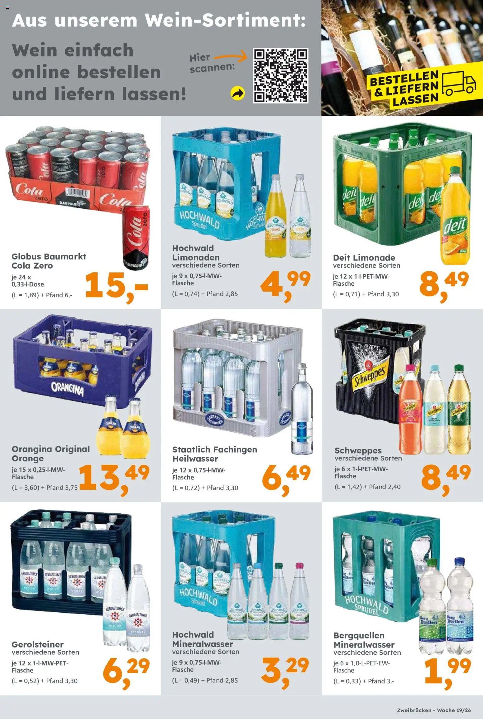 Globus Baumarkt Prospekt Zweibrücken	