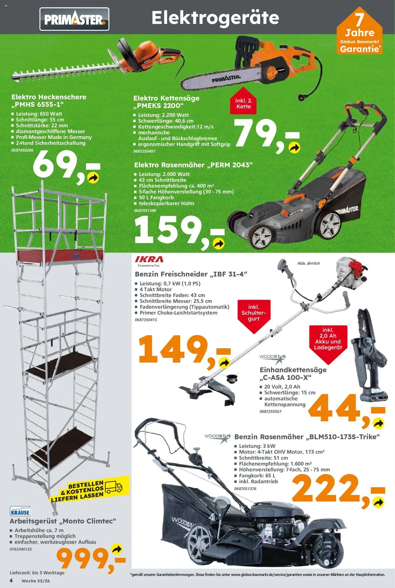 Globus Baumarkt Prospekt Oranienburg-Germendorf