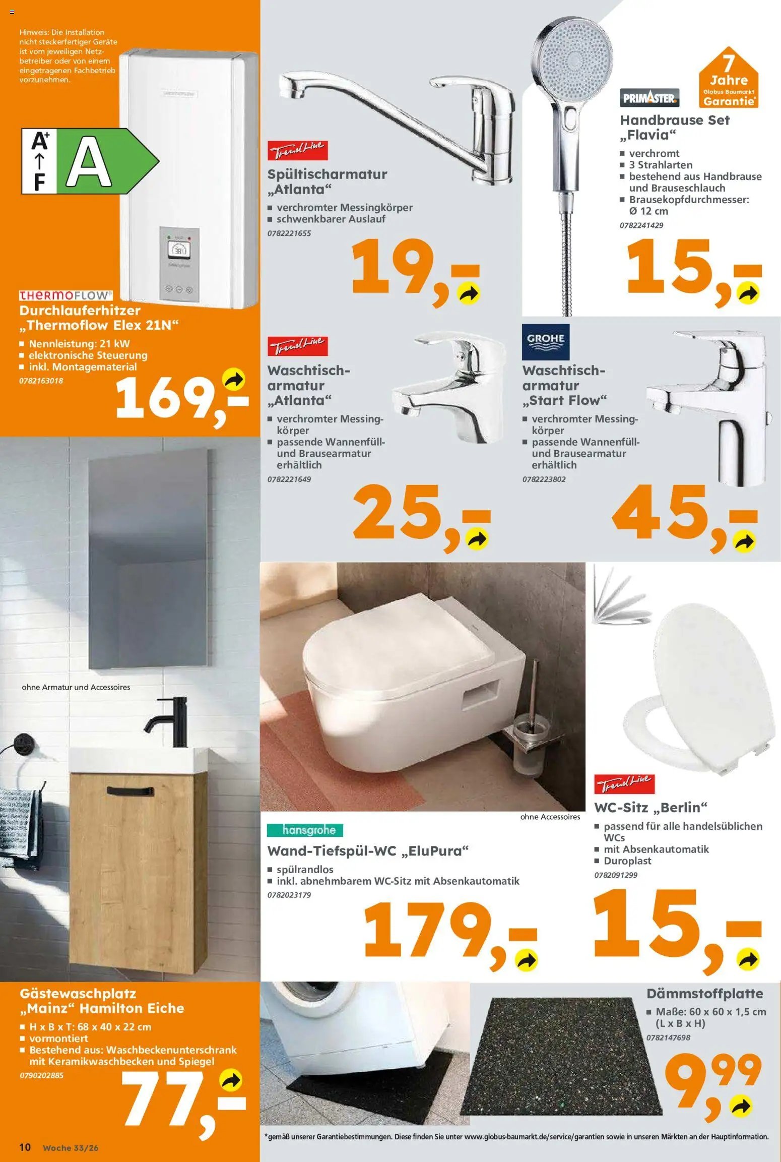 Globus Baumarkt Prospekt Oranienburg-Germendorf