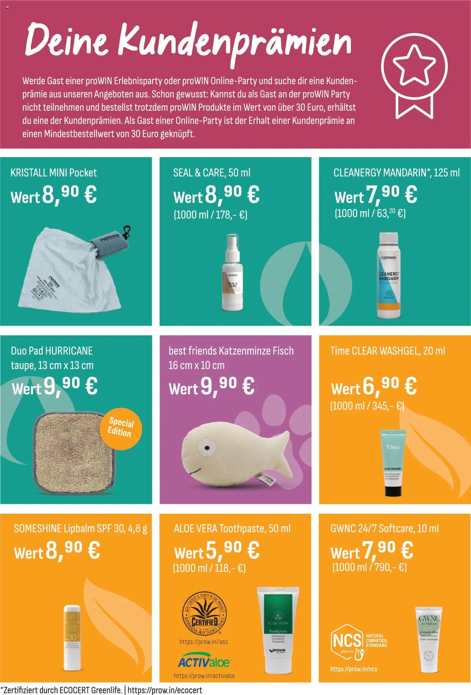 Angebote ProWIN April / Mai 2026