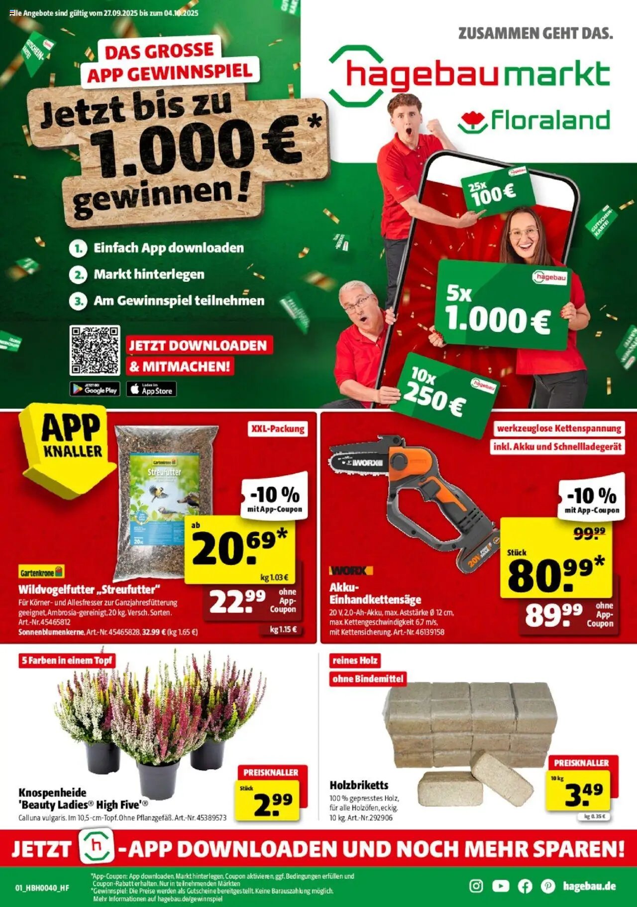 Hagebau Prospekt Ditzingen (2025-09-27 - 2025-10-04) | 1