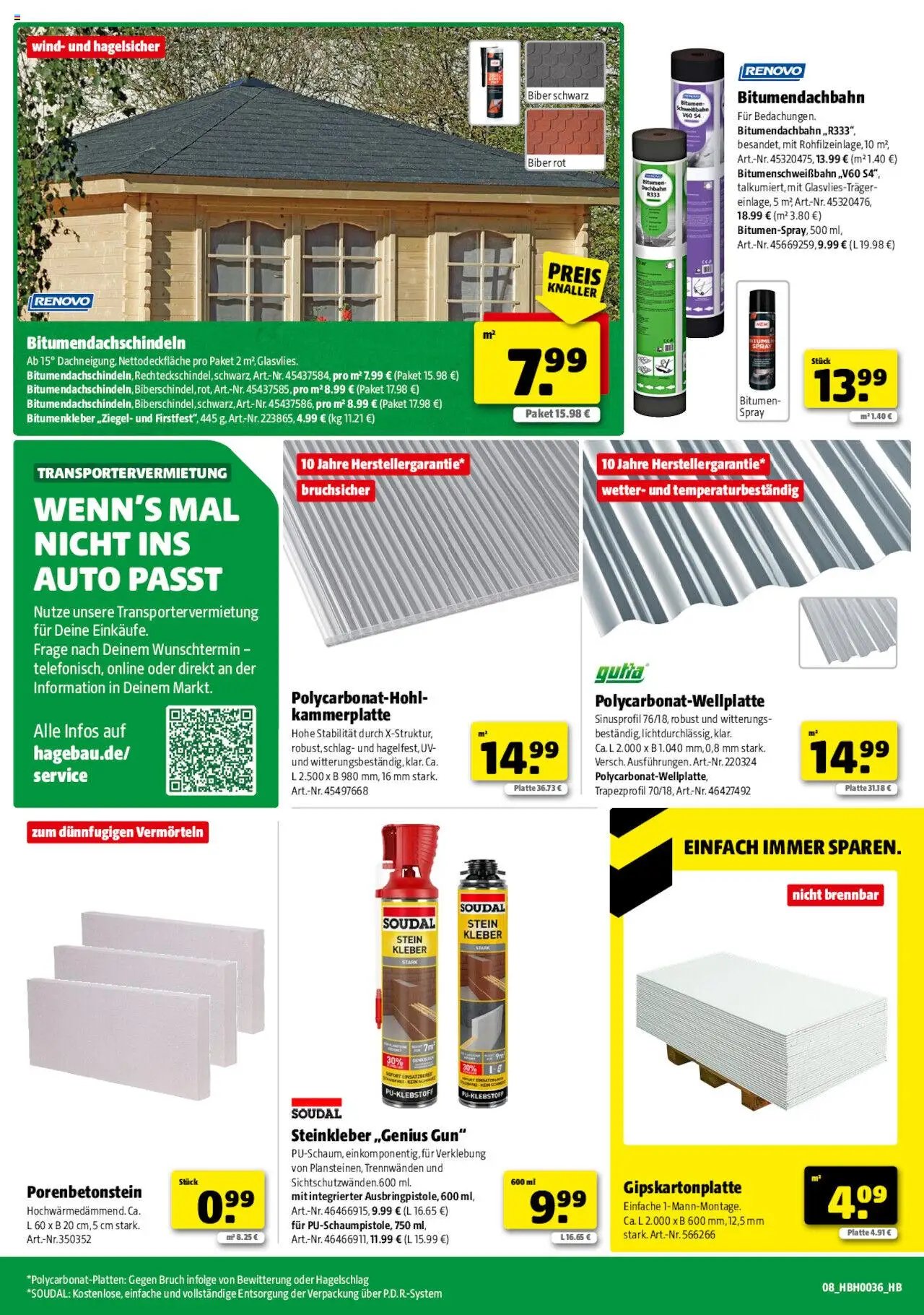 Hagebau Prospekt 	 (2025-08-30 - 2025-09-06) | 8