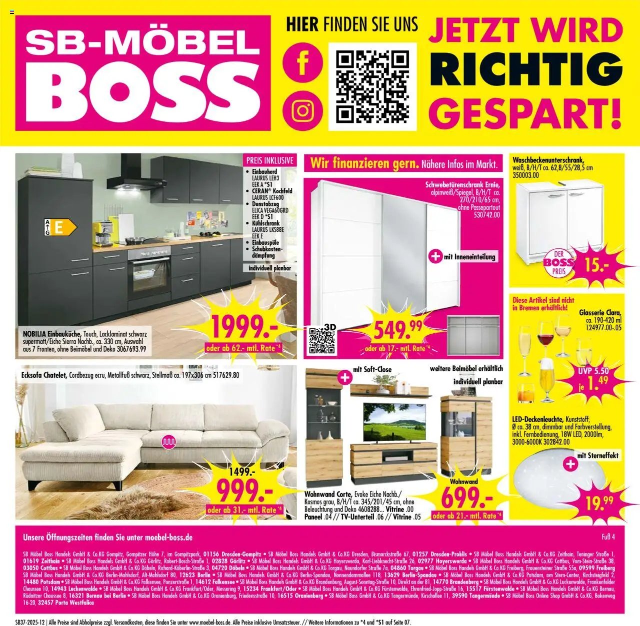 SB Möbel Boss Prospekt Berlin-Mahlsdorf	 (2025-09-06 - 2025-09-12) | 7