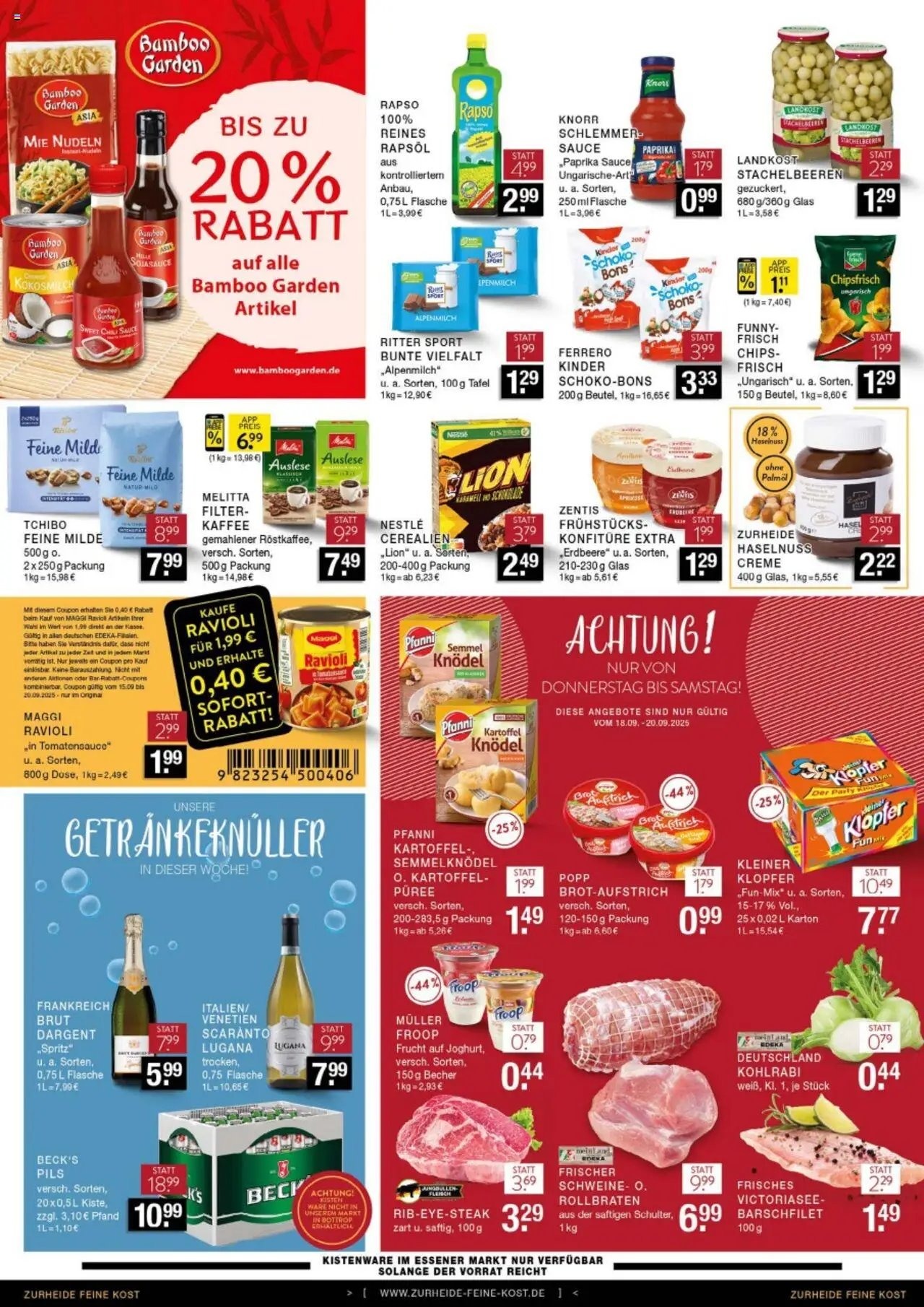 Edeka Zurheide Prospekt 	 (2025-09-15 - 2025-09-20) | 8