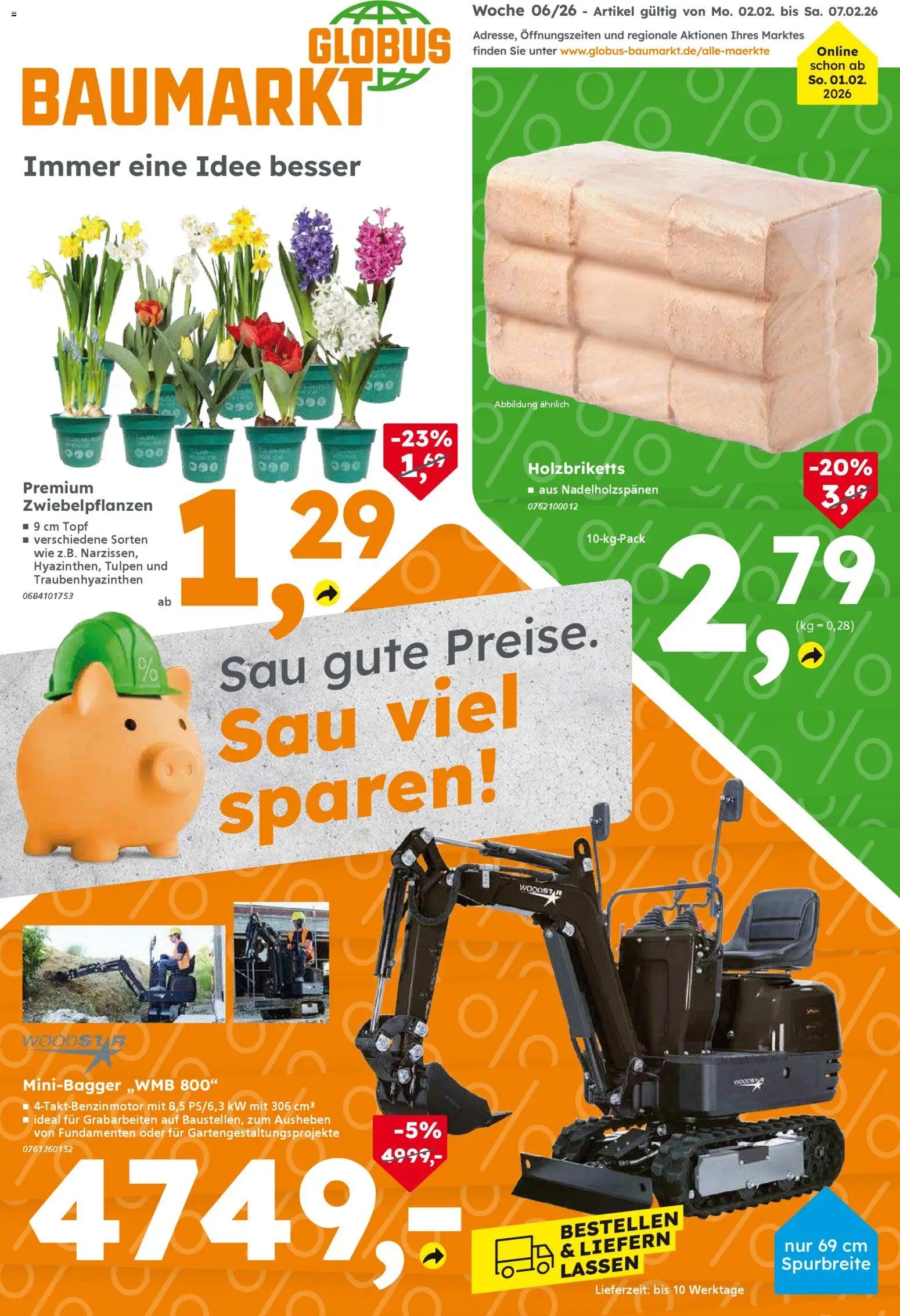 Globus Baumarkt prospekt Zweibrücken	