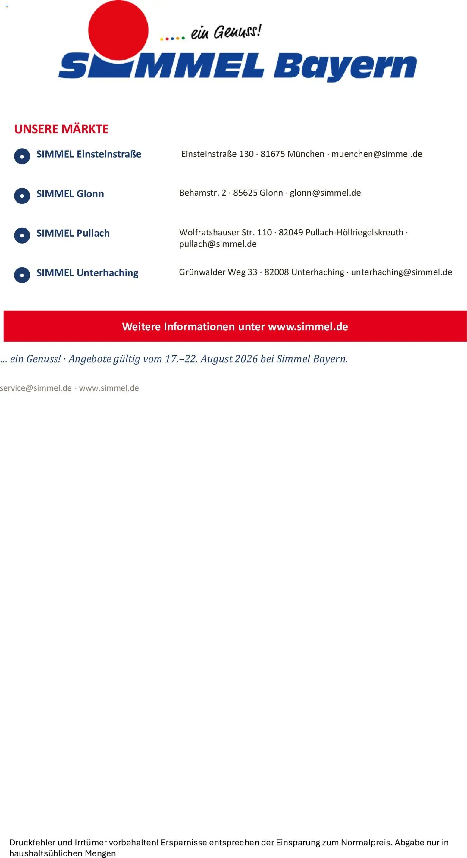Simmel Bayern