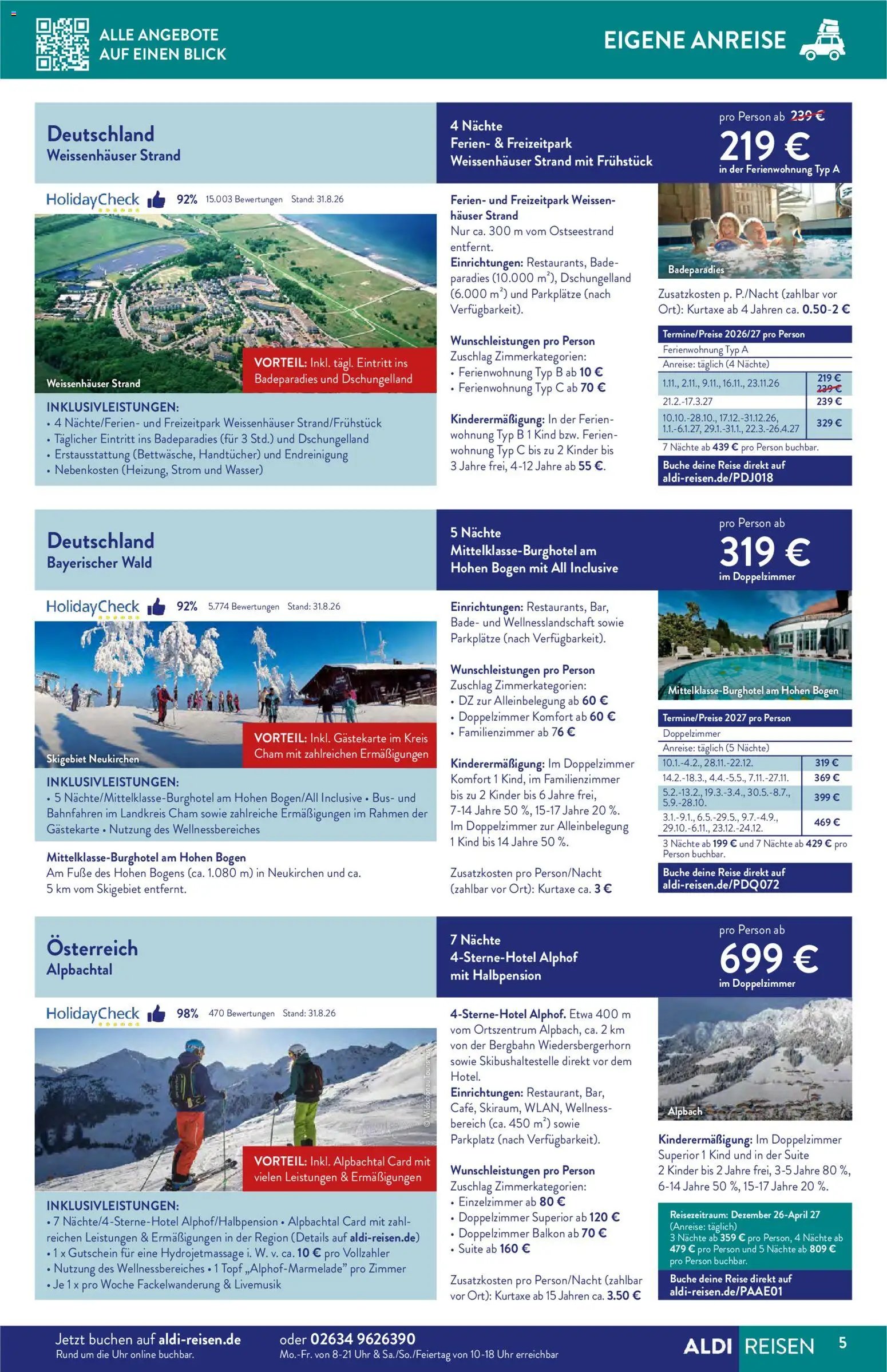 Aldi Reisen  Reisemagazin