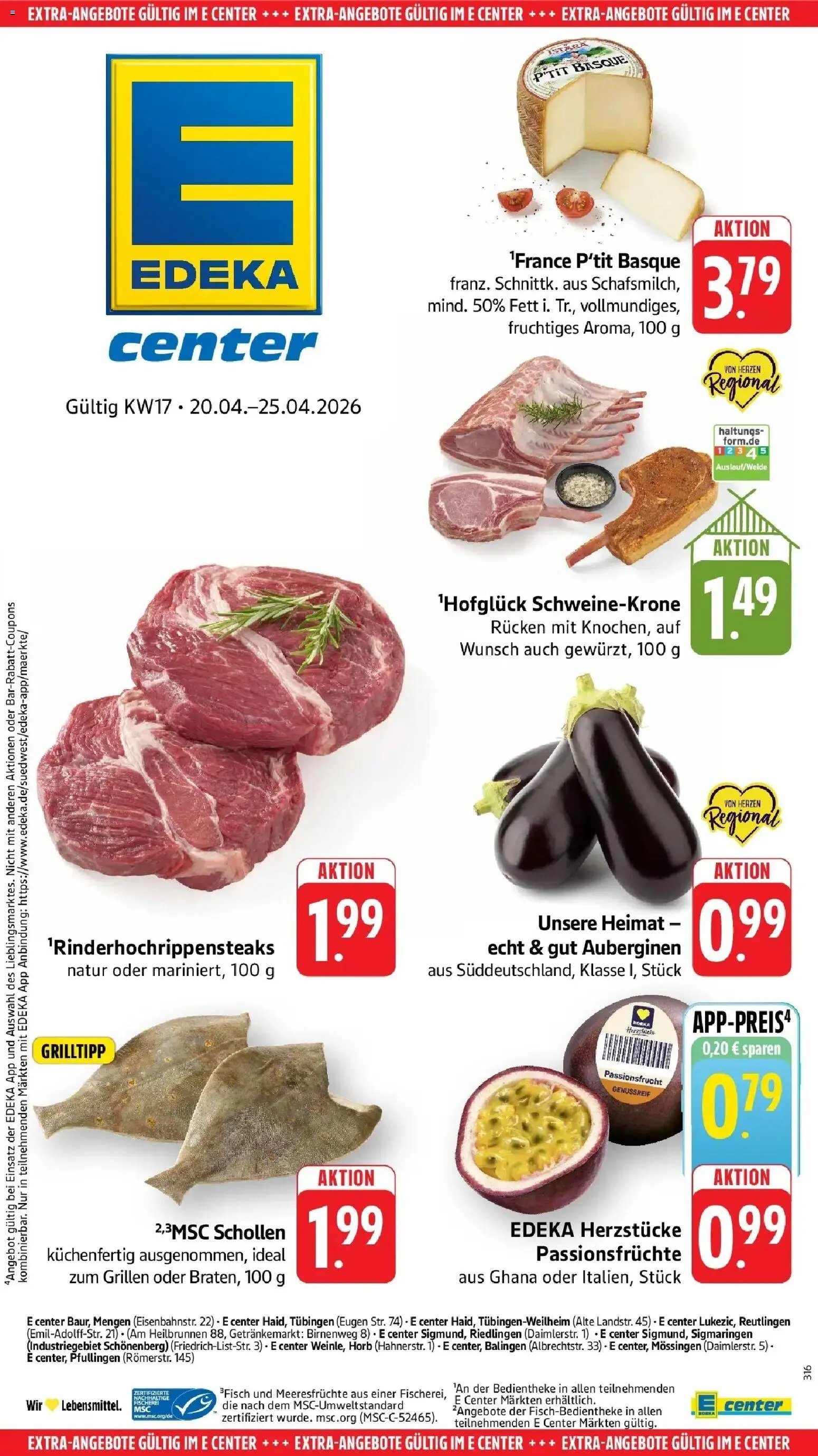 Edeka prospekt Mengen	