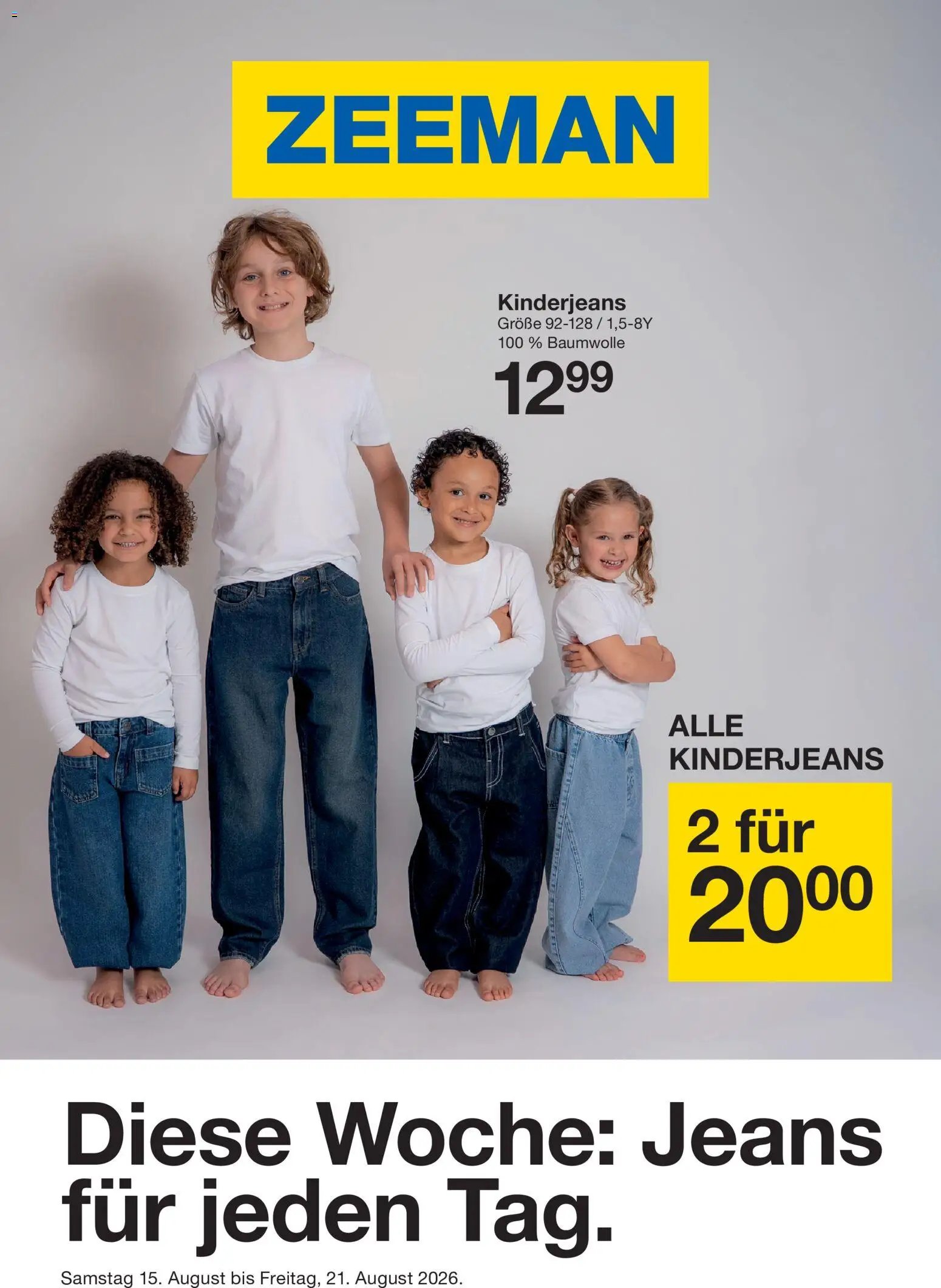 Zeeman Prospekt Jeans