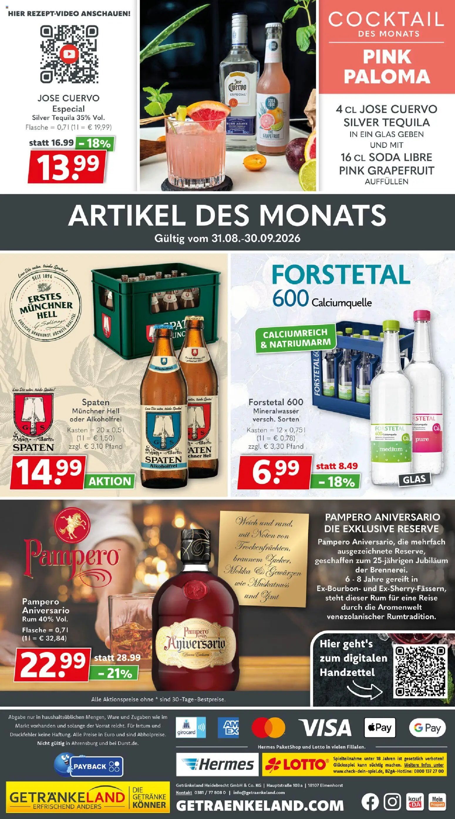 Getränkeland Prospekt