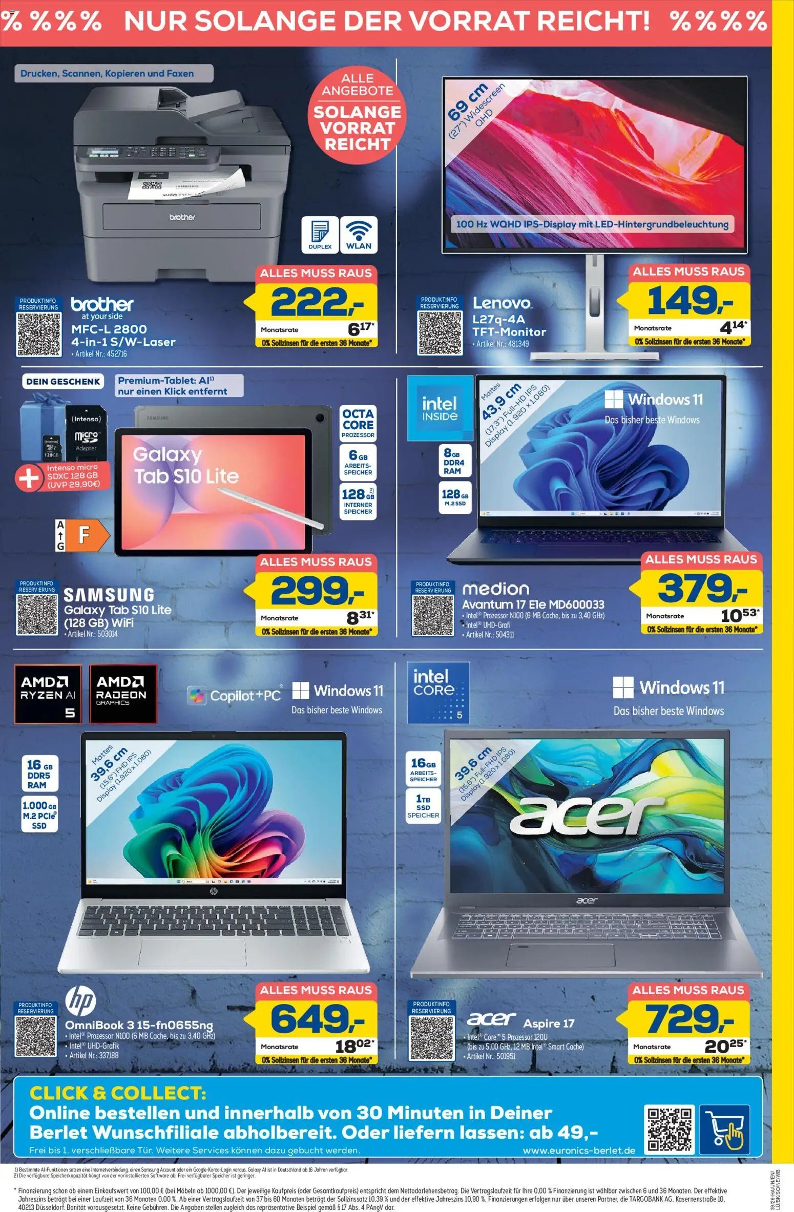 Euronics Prospekt Berlet