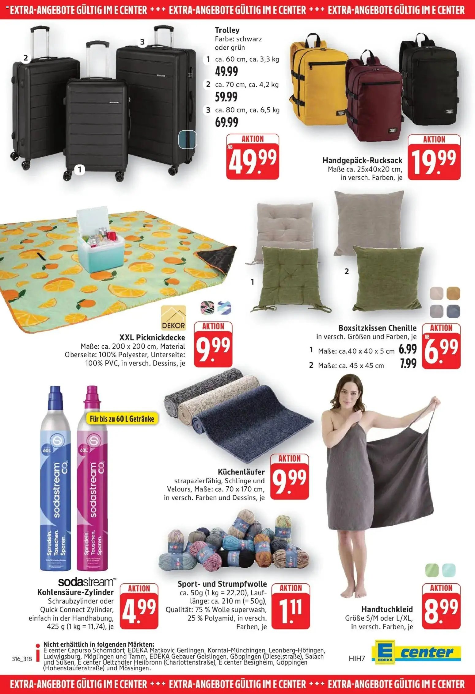 E center - E center: Wochenangebote