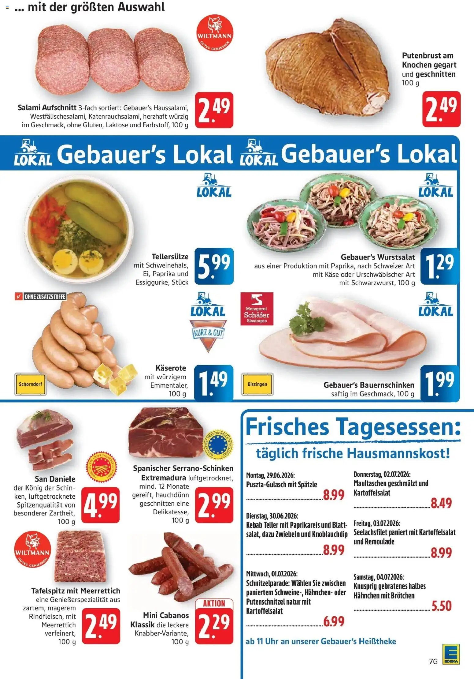 E center - E center: Wochenangebote