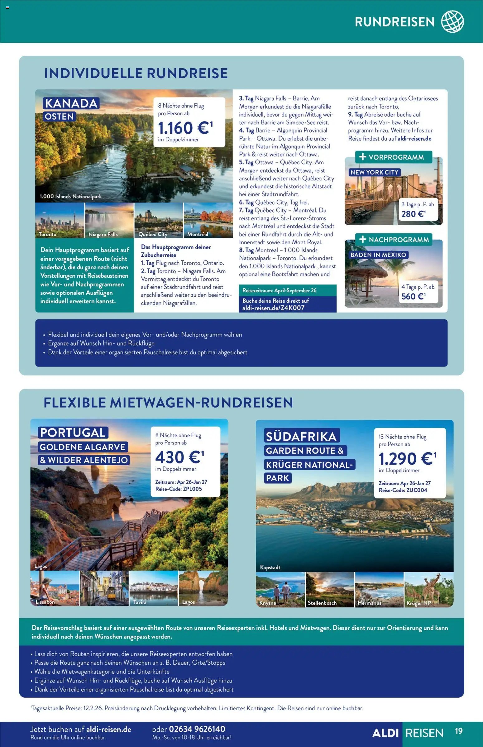 Aldi Reisen Prospekt 	 (2026-03-01 - 2026-03-31)