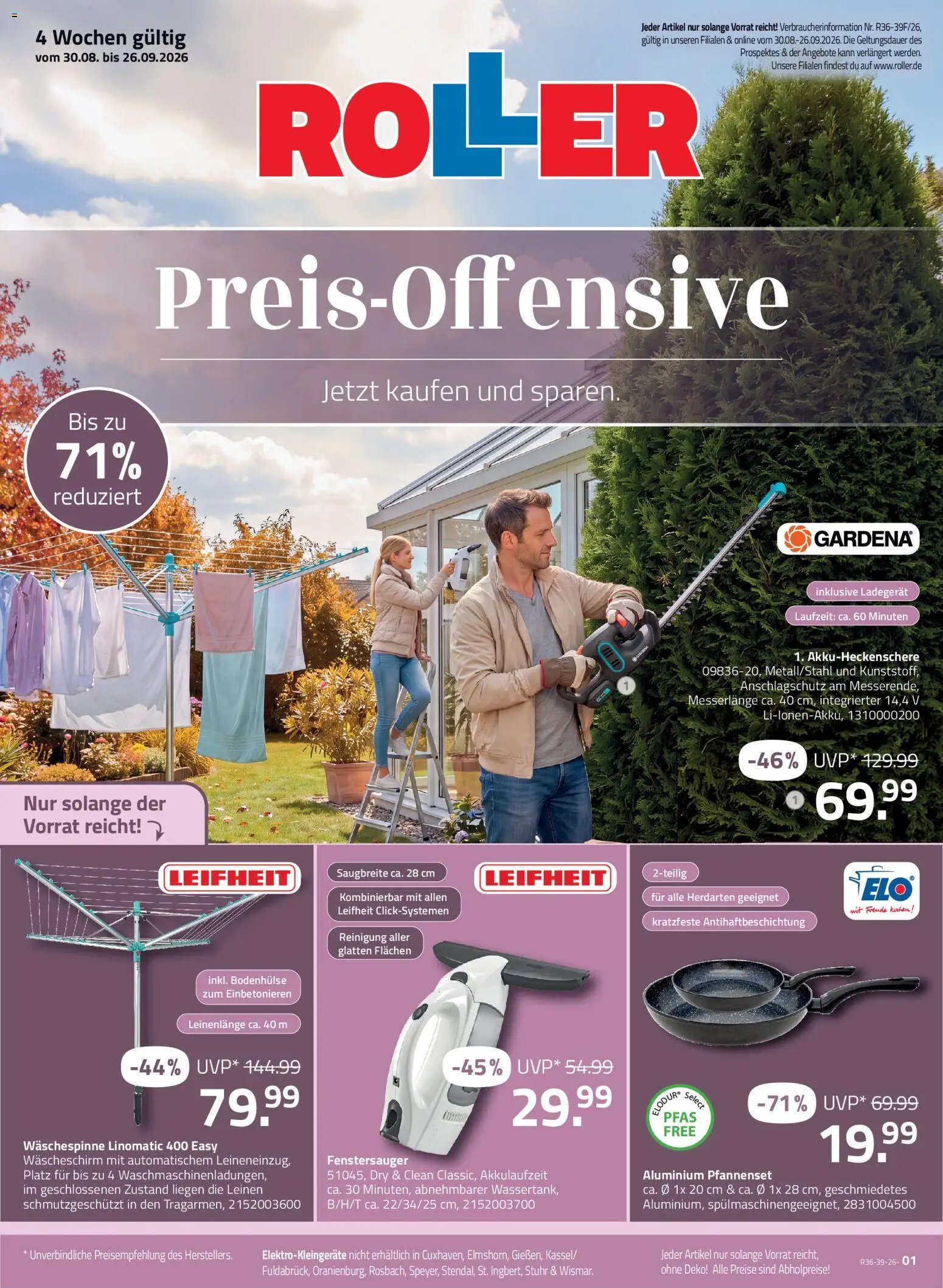 Roller Preis-Offensive