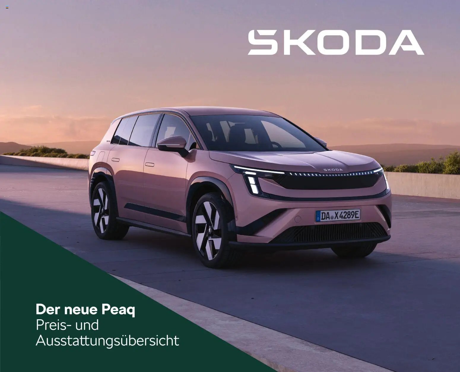 Škoda Peaq Preisliste