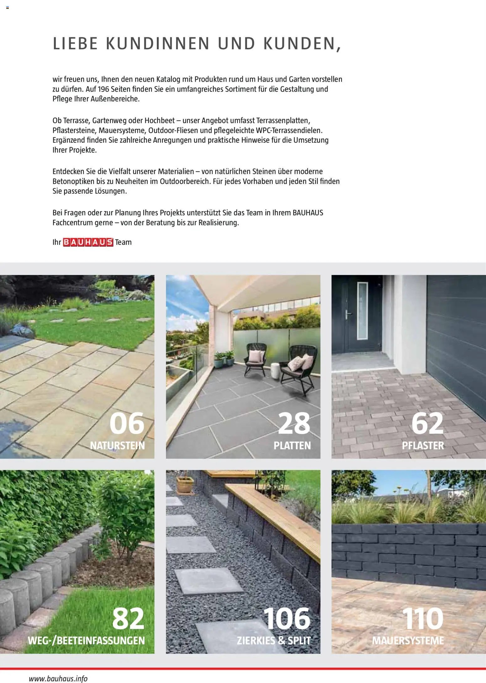 Bauhaus Gartenbaumaterialien 2026