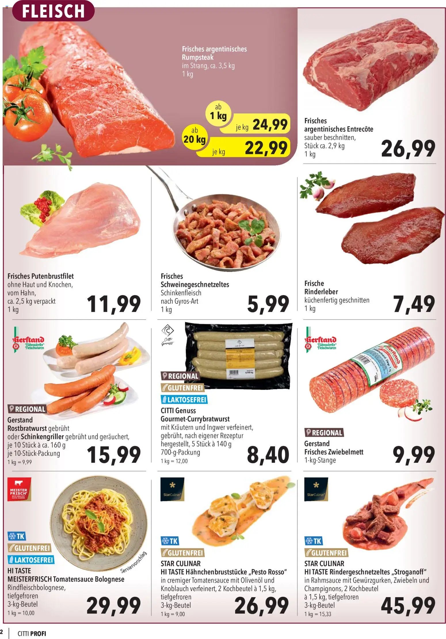 CITTI Markt Aktuelle Angebote für Profis
