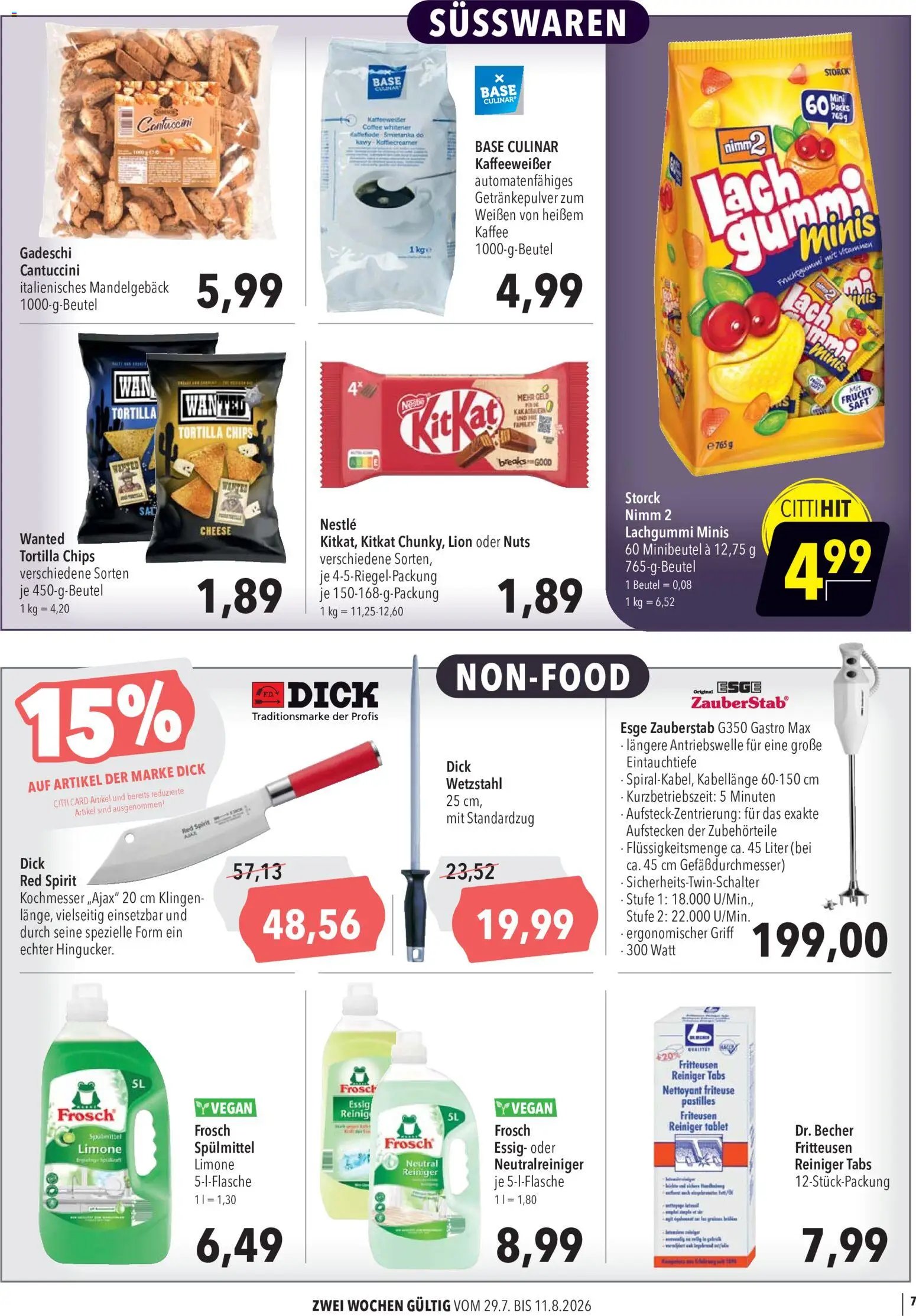 CITTI Markt Aktuelle Angebote für Profis