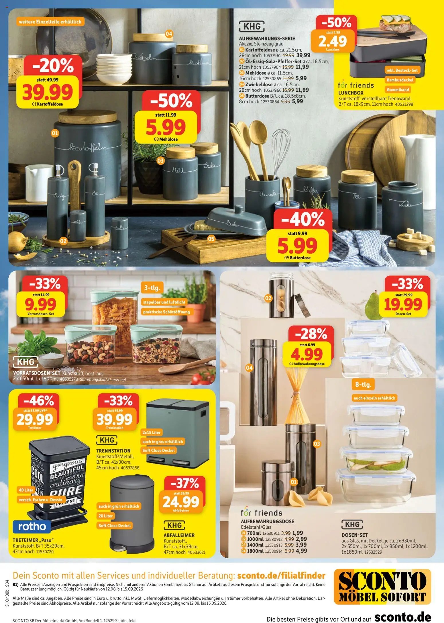 Sconto Spezialprospekt