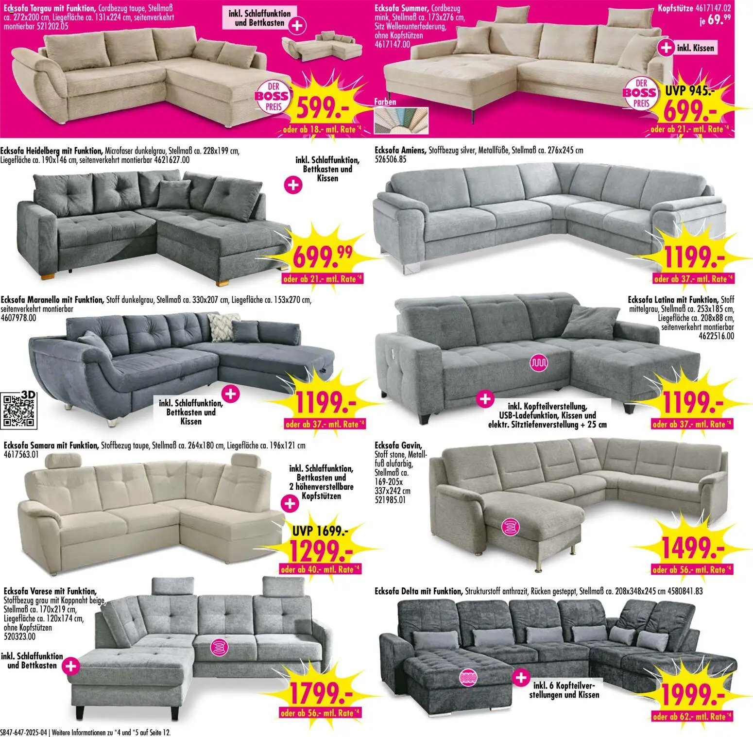 SB Möbel Boss Prospekt Neubrandenburg (2025-11-15 - 2025-11-21)