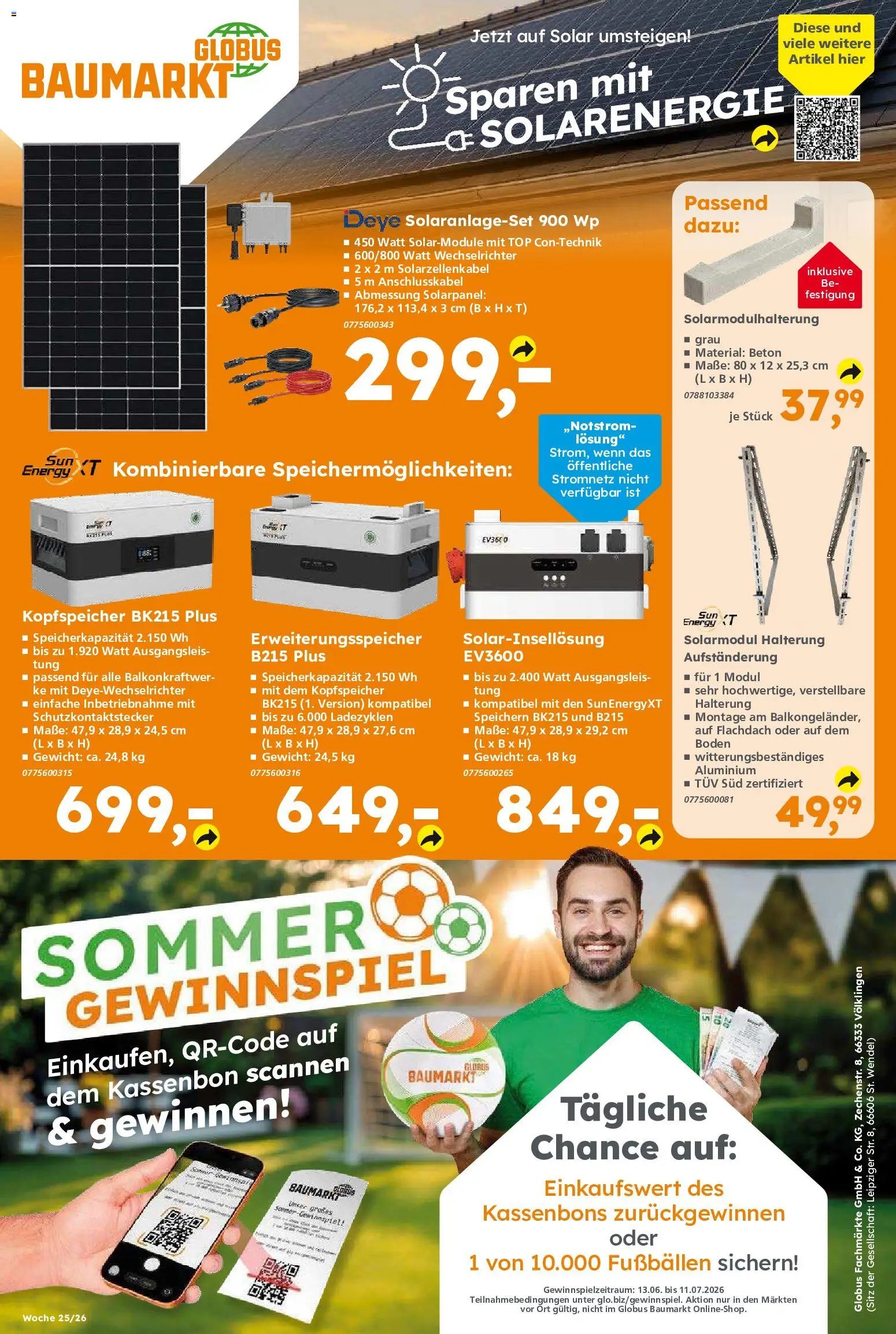Globus Baumarkt Prospekt