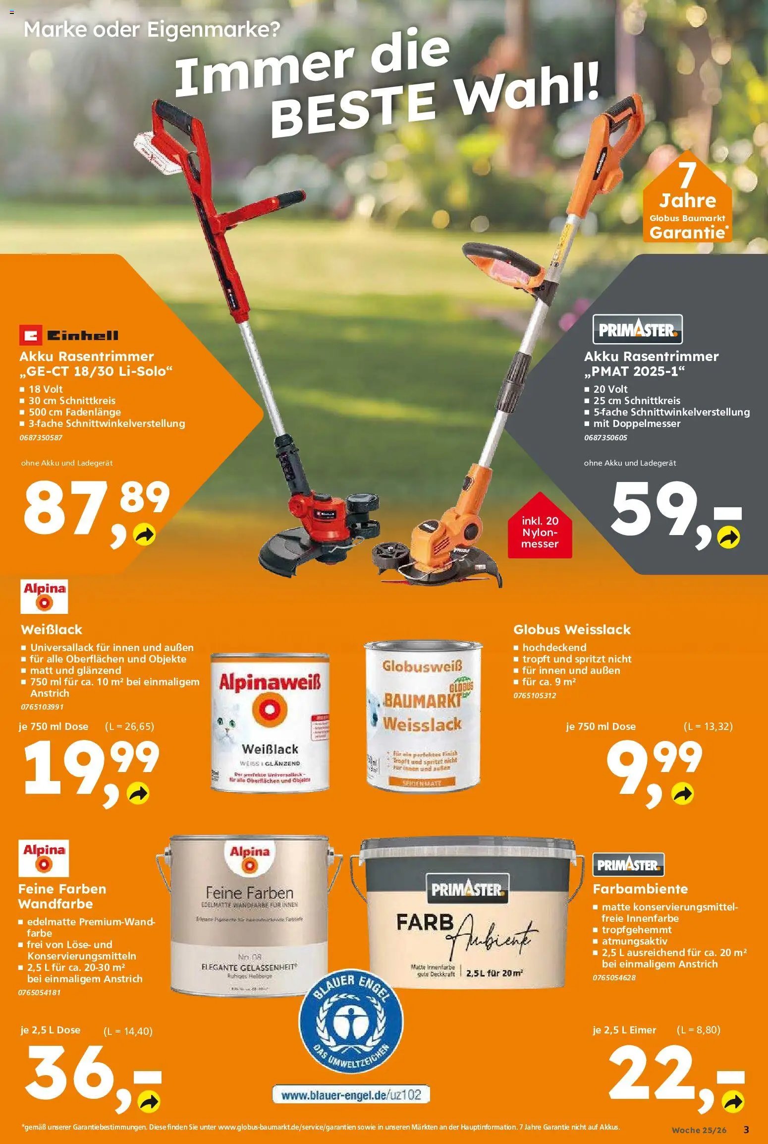 Globus Baumarkt Prospekt