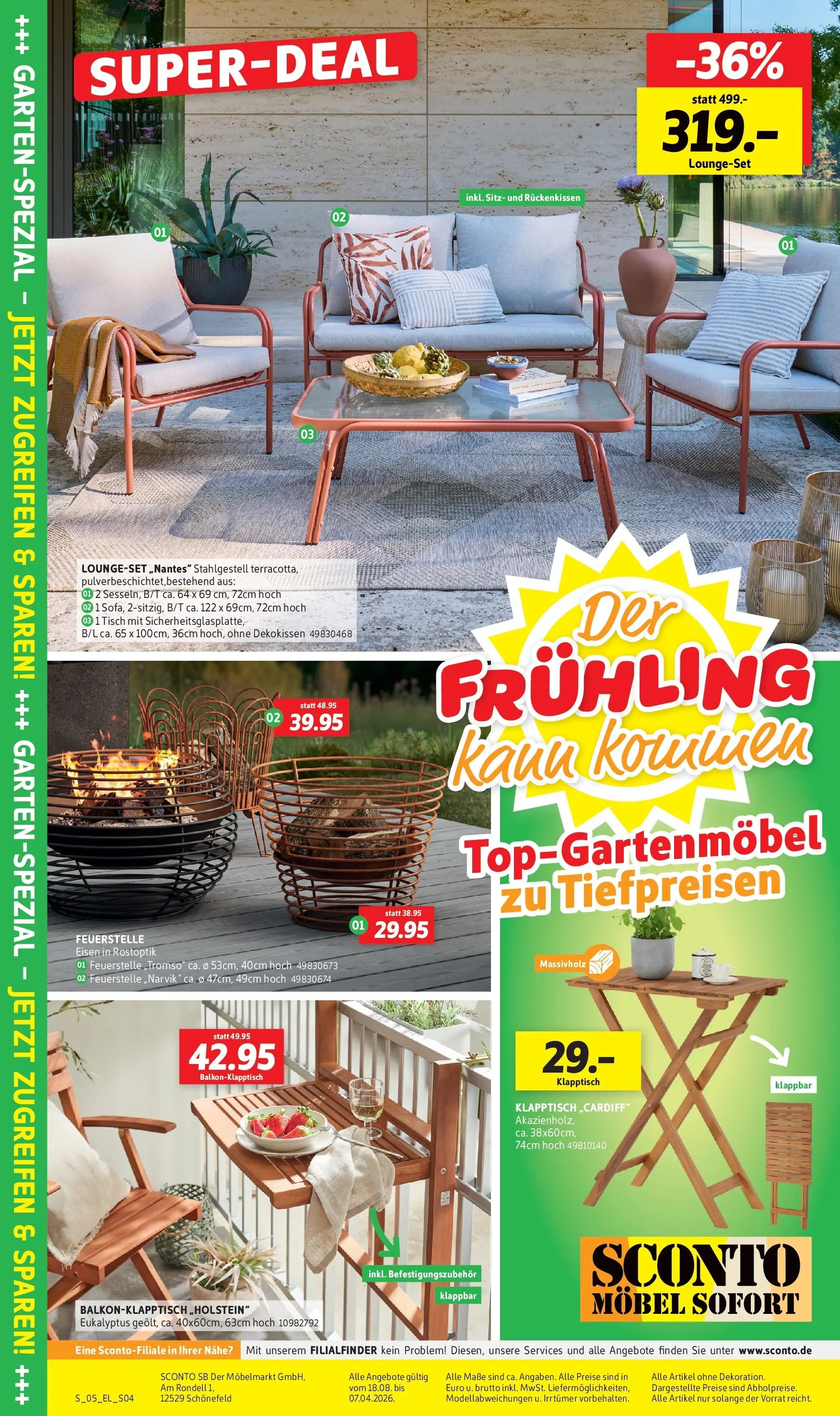 Sconto Prospekt Garten-spezial Großpösna