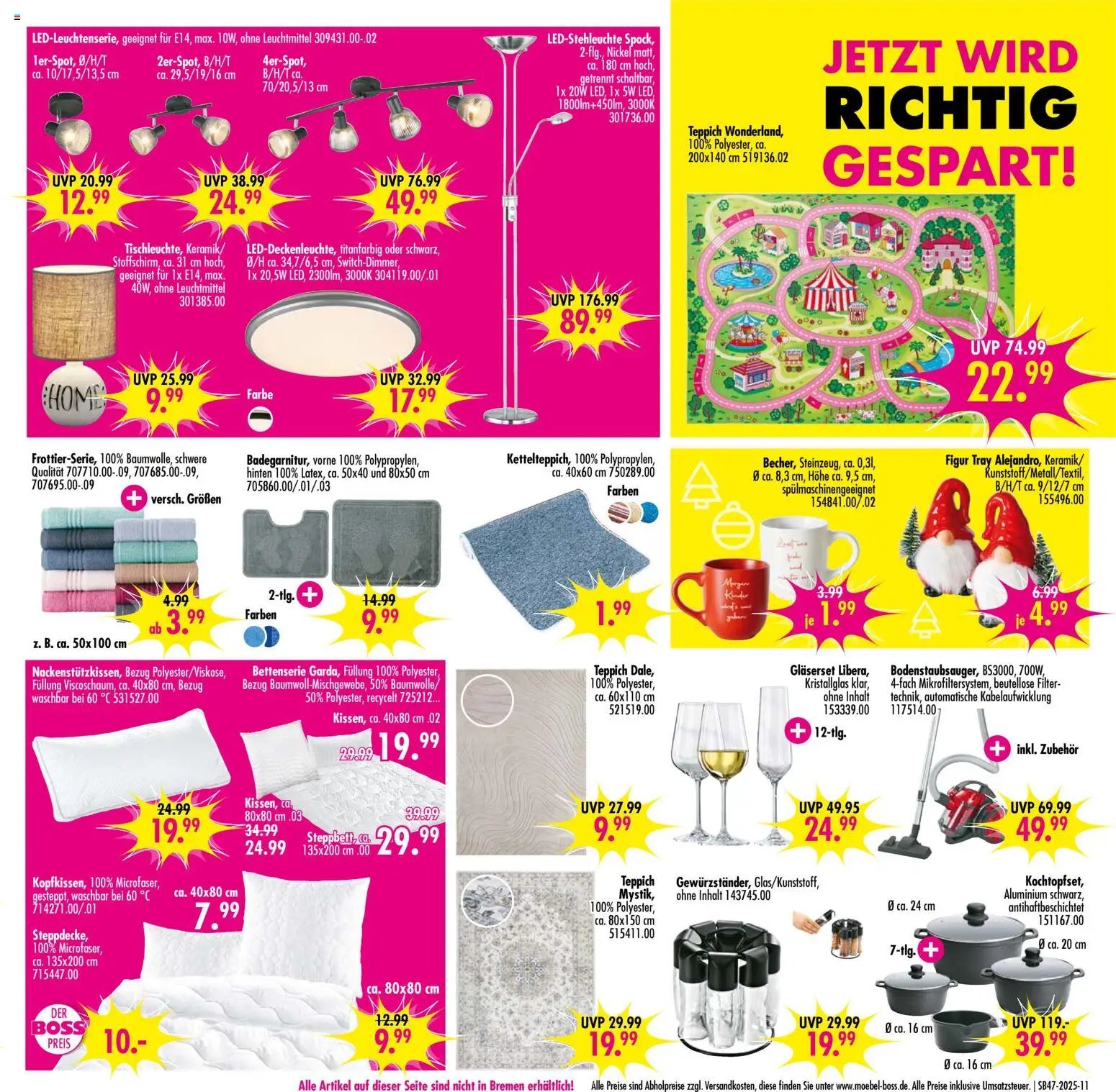SB Möbel Boss Prospekt 	 (2025-11-15 - 2025-11-21)
