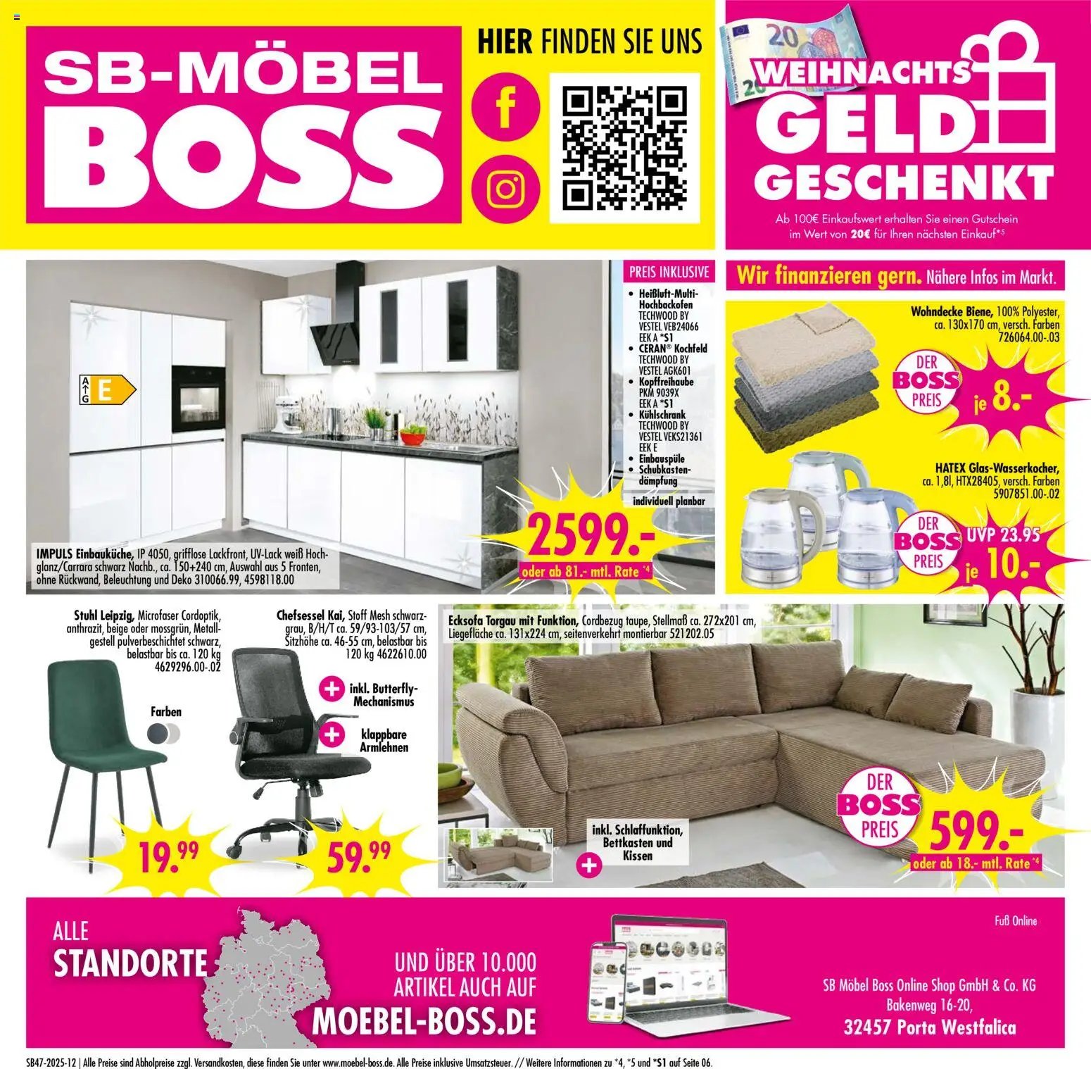 SB Möbel Boss Prospekt 	 (2025-11-15 - 2025-11-21)