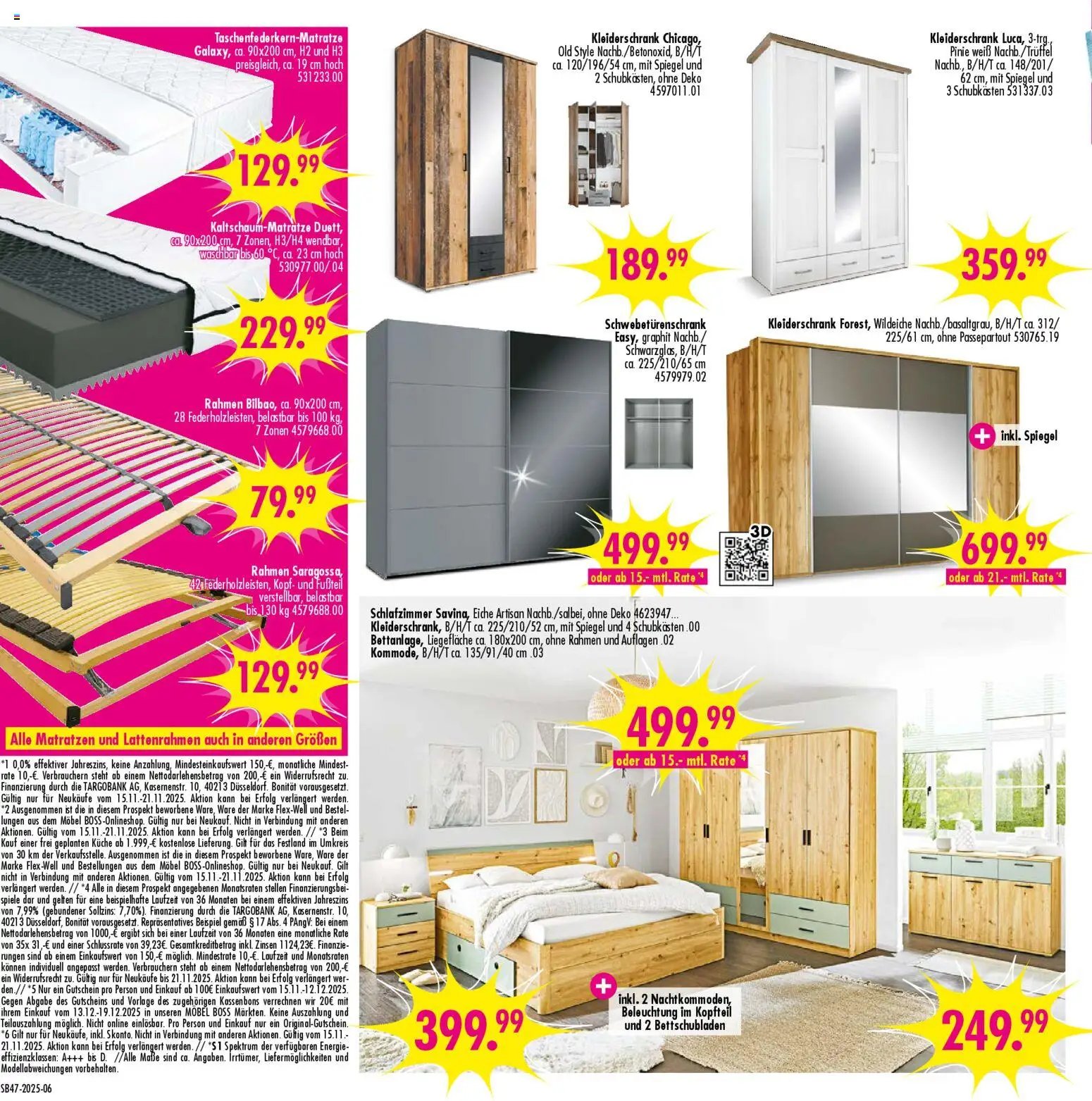 SB Möbel Boss Prospekt 	 (2025-11-15 - 2025-11-21)