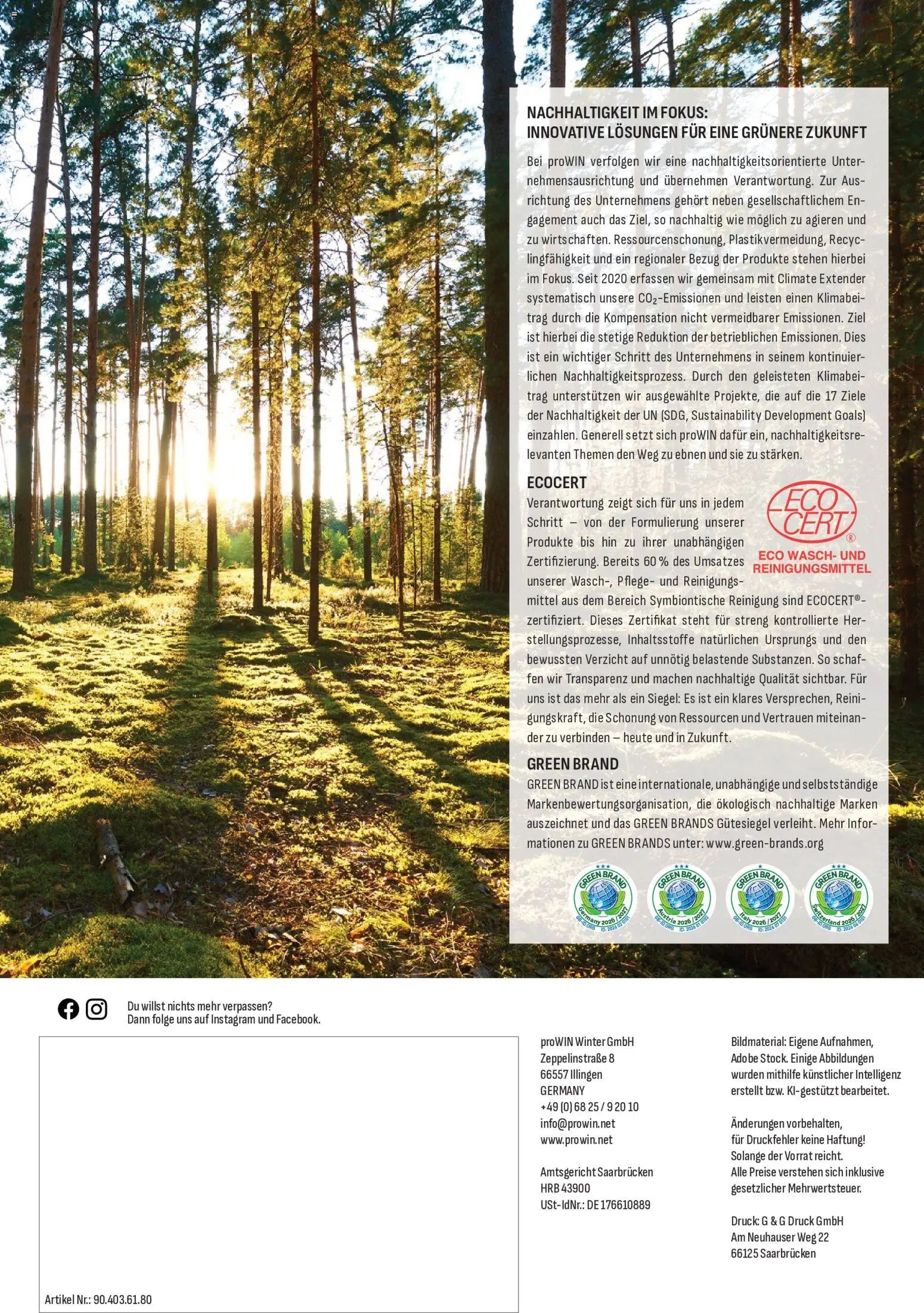Katalog ProWin Juli / Dezember 2026