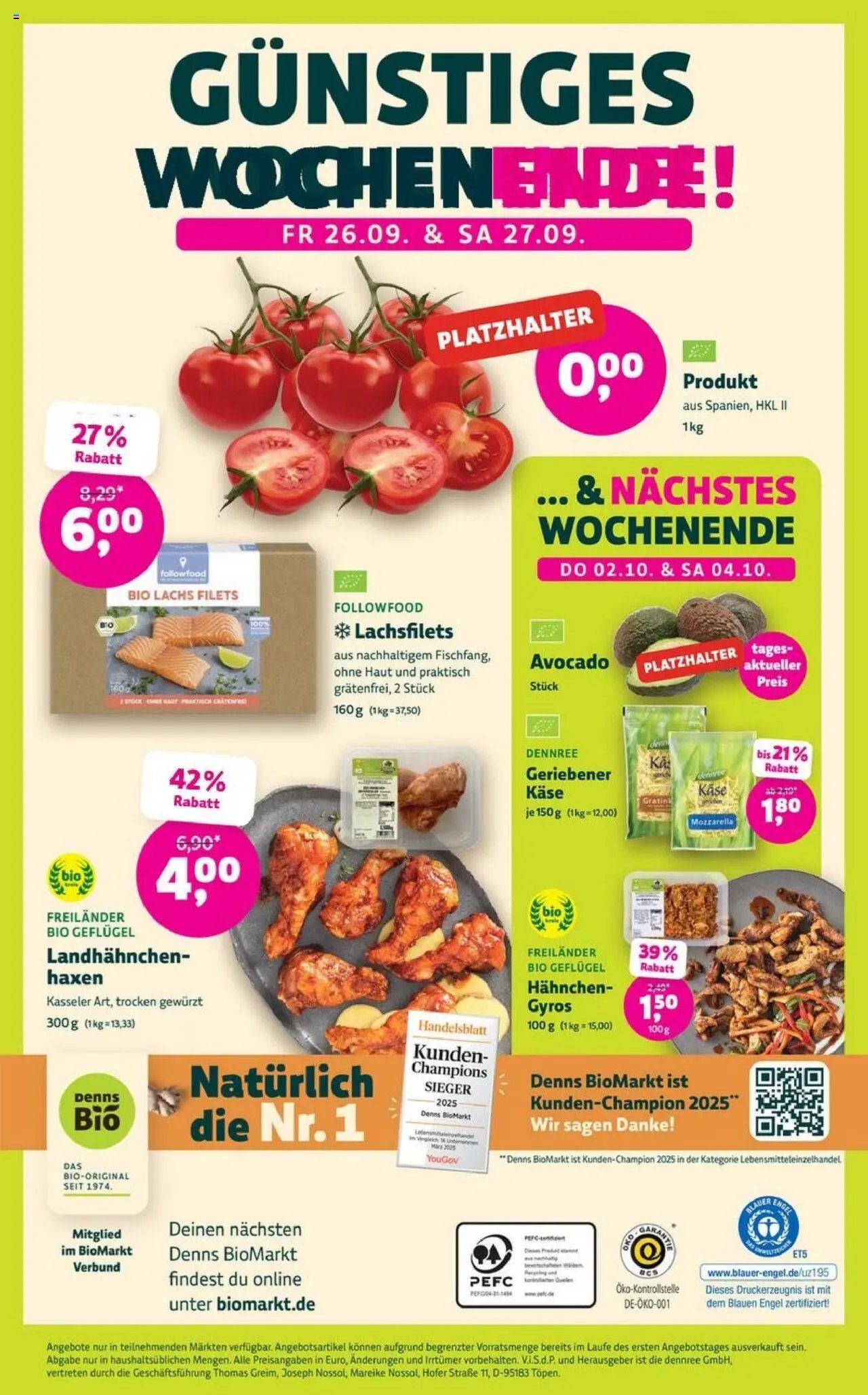 Denns BioMarkt Angebote (2025-09-24 - 2025-10-07) | 12