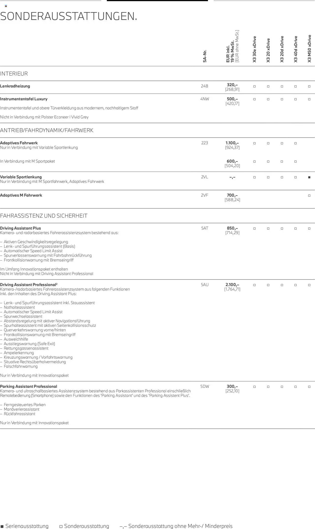 BMW X3  (2025-08-01 - 2026-07-31) | 19
