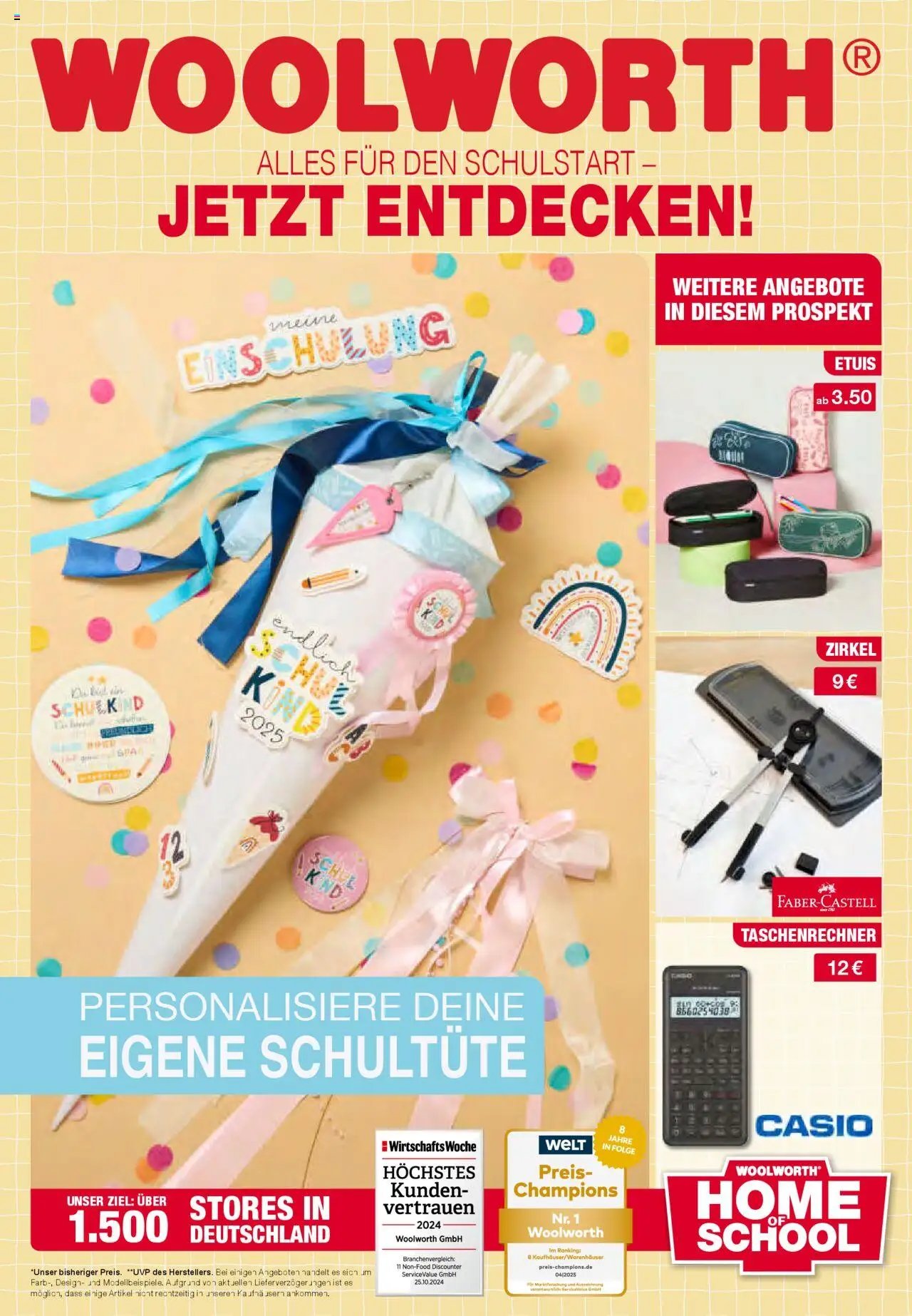 Woolworth Schreibwarenprospekt (2025-08-20 - 2025-09-06) | 1