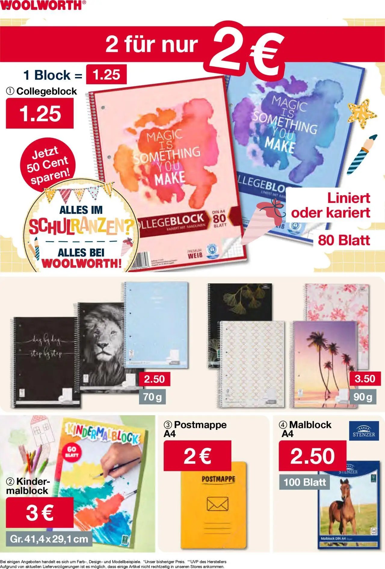 Woolworth Schreibwarenprospekt (2025-08-20 - 2025-09-06) | 12