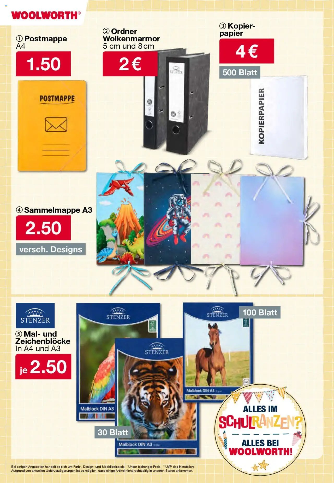 Woolworth Schreibwarenprospekt (2025-08-20 - 2025-09-06) | 29