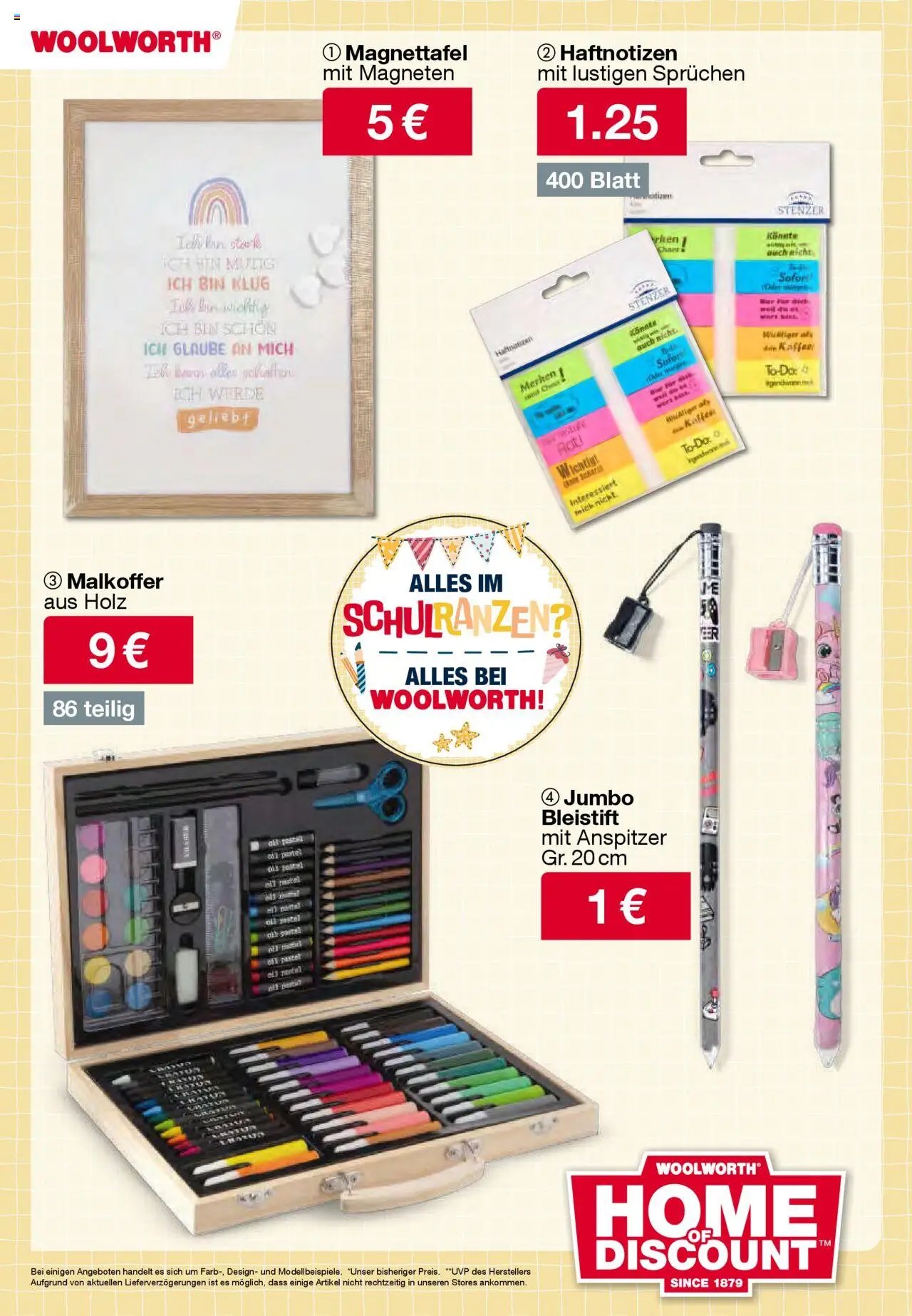 Woolworth Schreibwarenprospekt (2025-08-20 - 2025-09-06) | 32