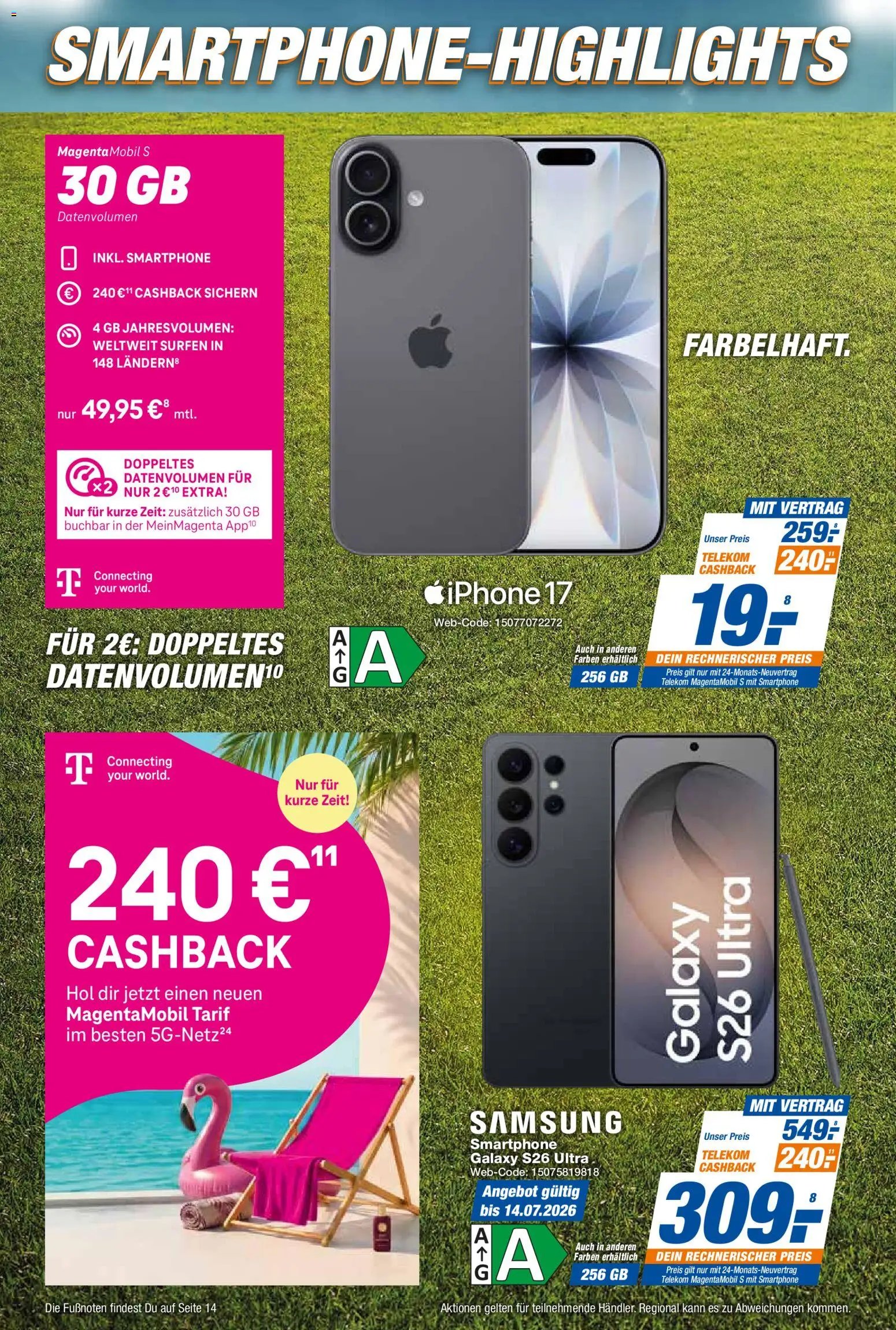 Expert Smarthphone Highlights im Juli