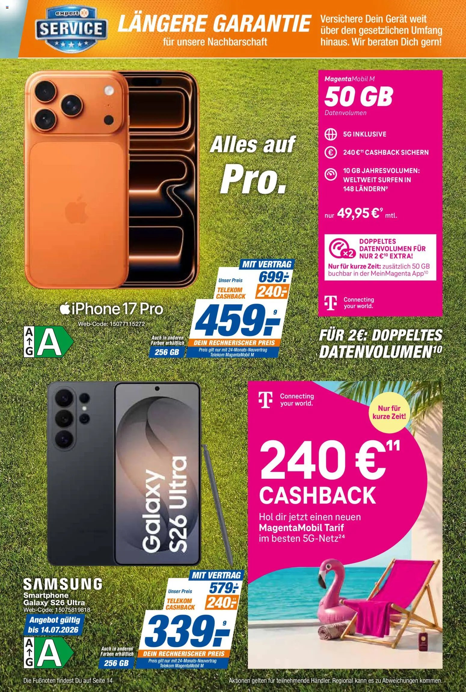 Expert Smarthphone Highlights im Juli