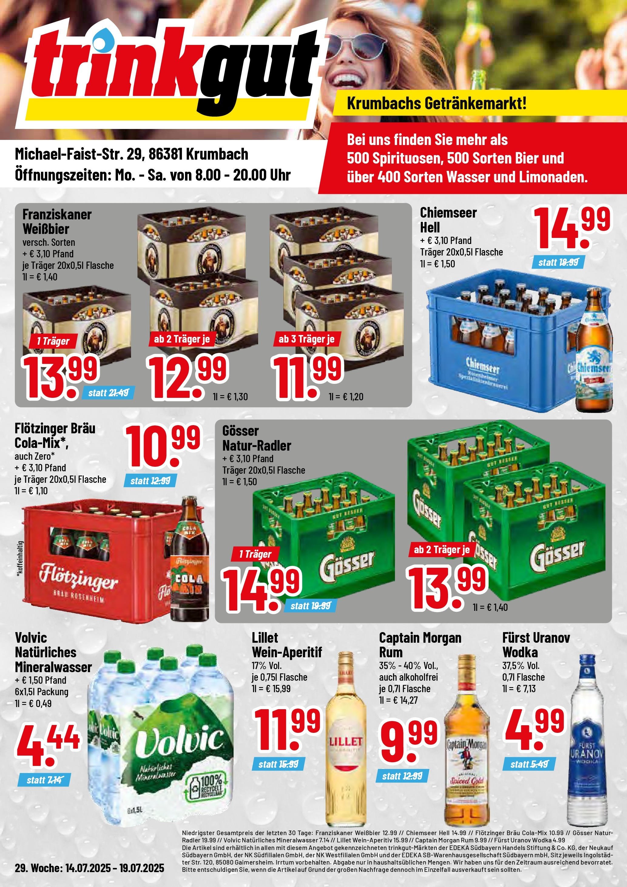 Trinkgut prospekt Krumbach	 (2025-07-13 - 2025-07-19) | 1
