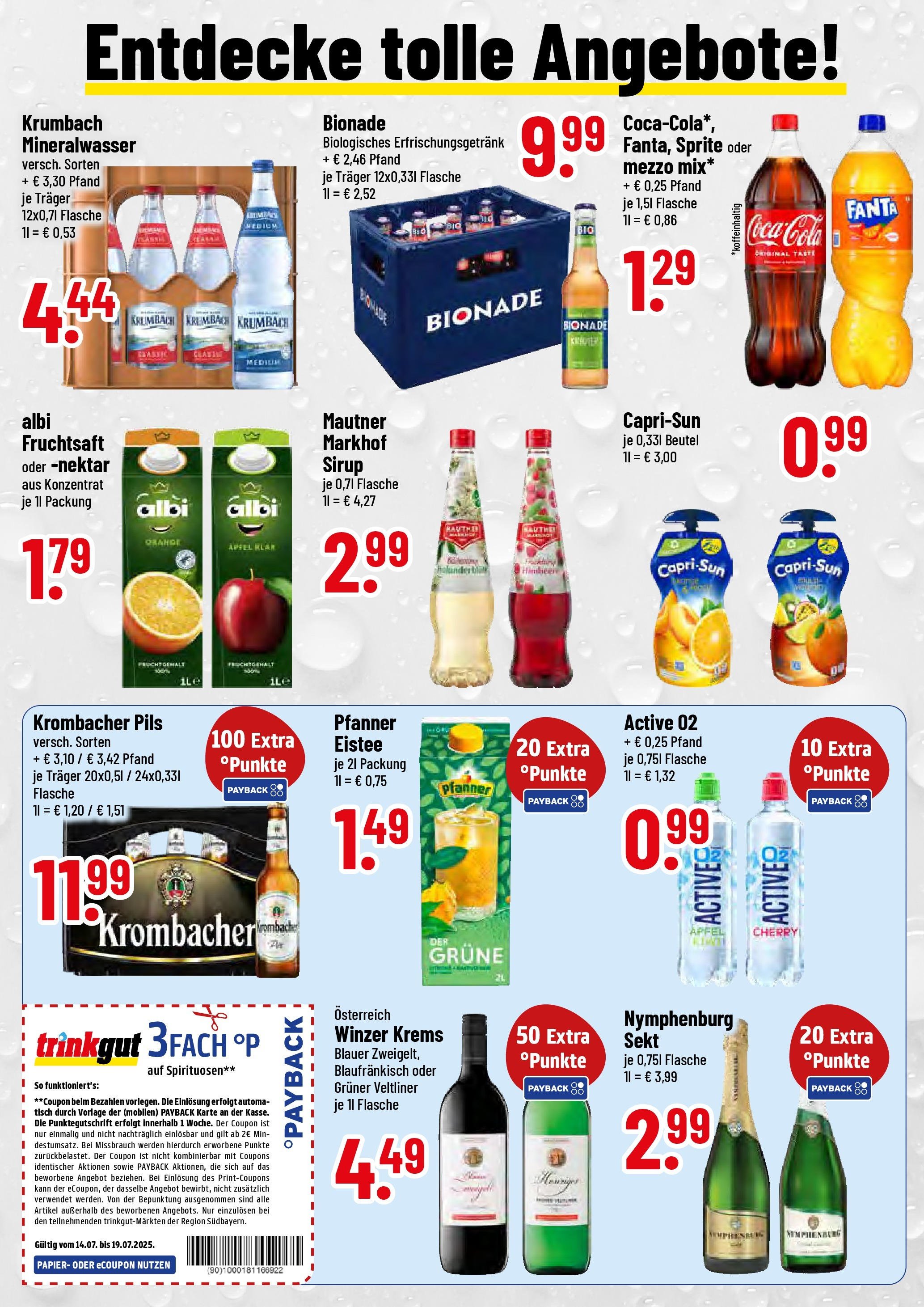 Trinkgut prospekt Krumbach	 (2025-07-13 - 2025-07-19) | 2