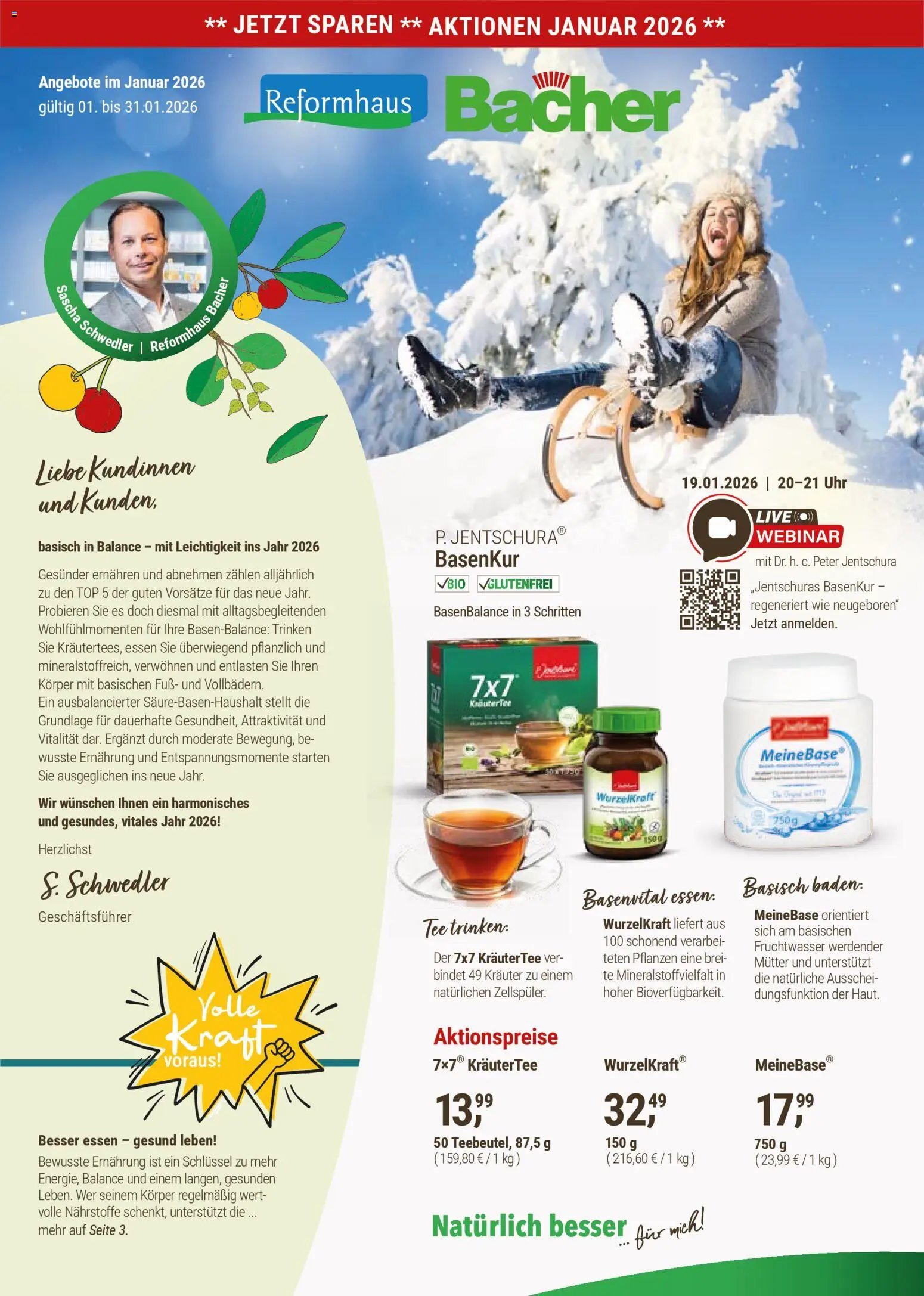 Reformhaus Bacher Prospekt 	