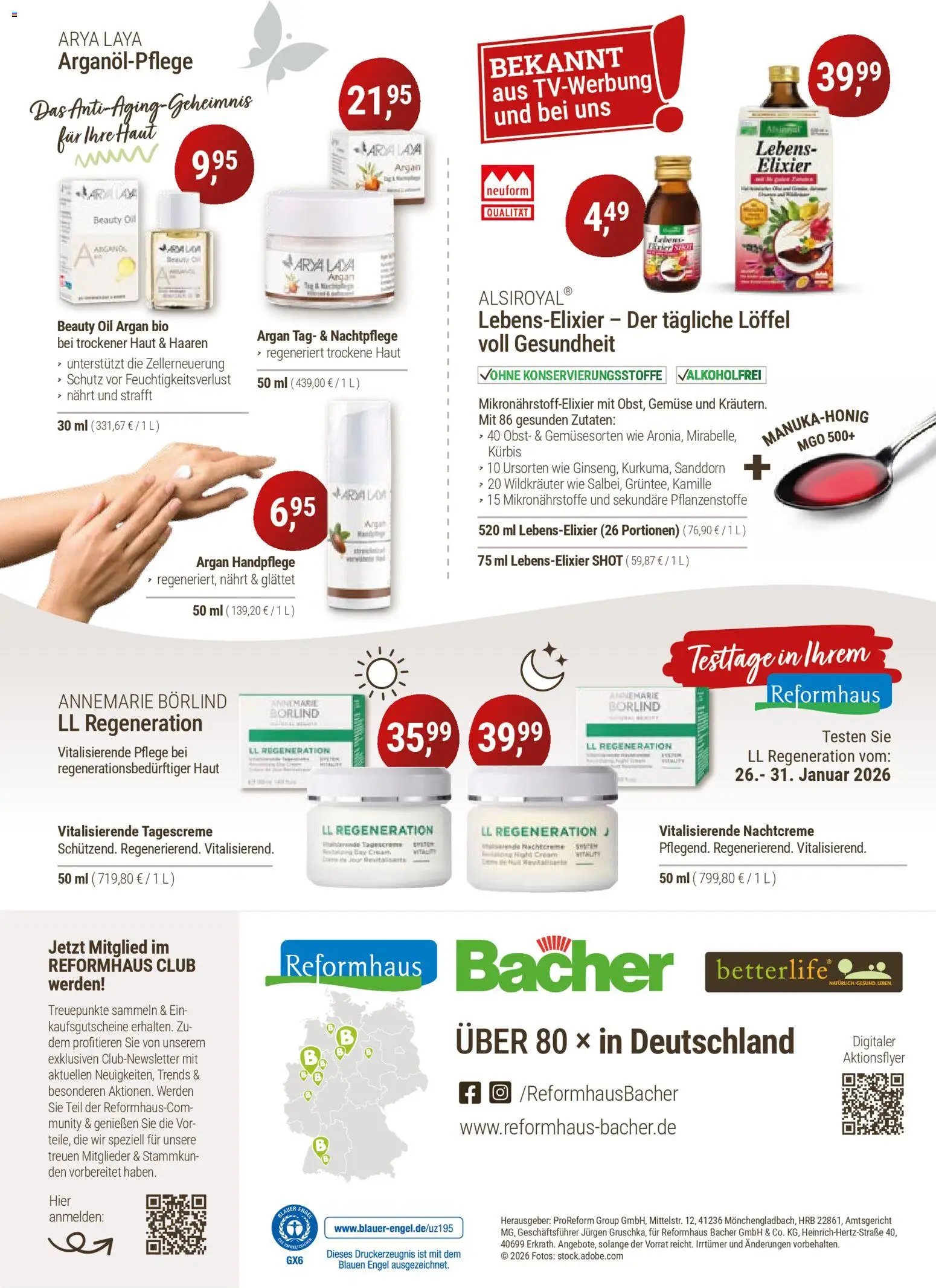 Reformhaus Bacher Prospekt 	