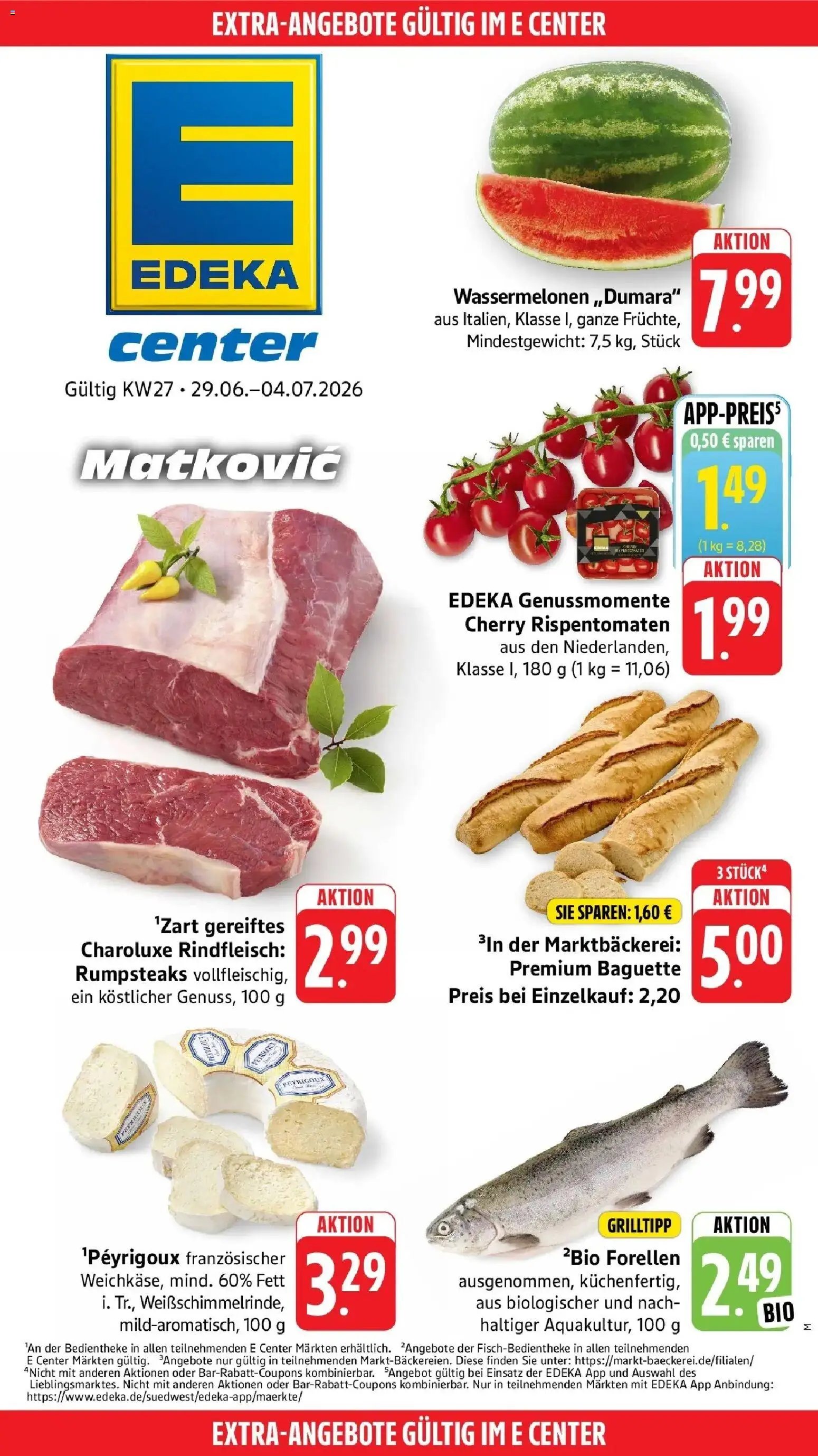 E center - E center: Wochenangebote