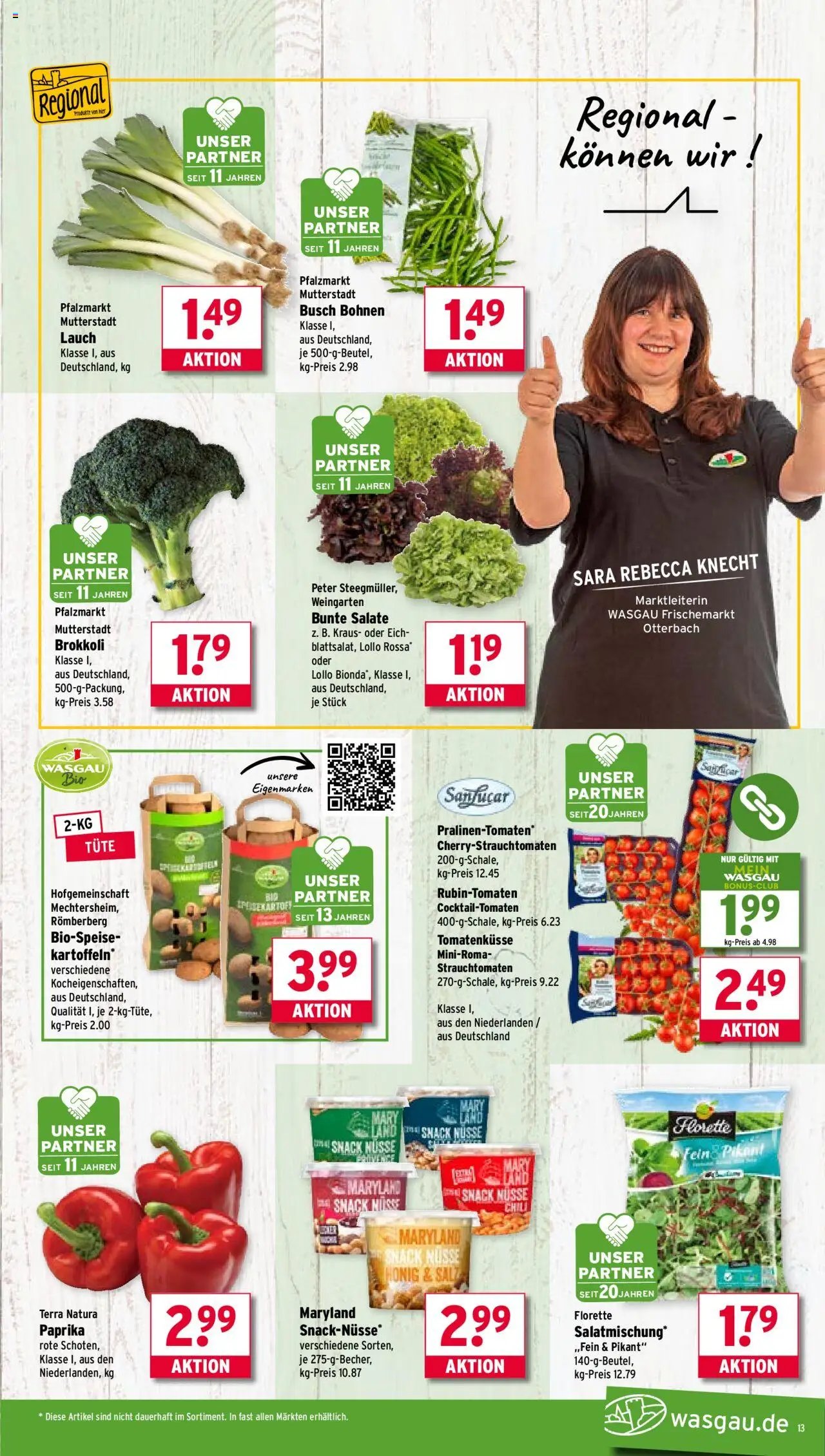 Wasgau Prospekt 	 (2025-09-08 - 2025-09-13) | 13