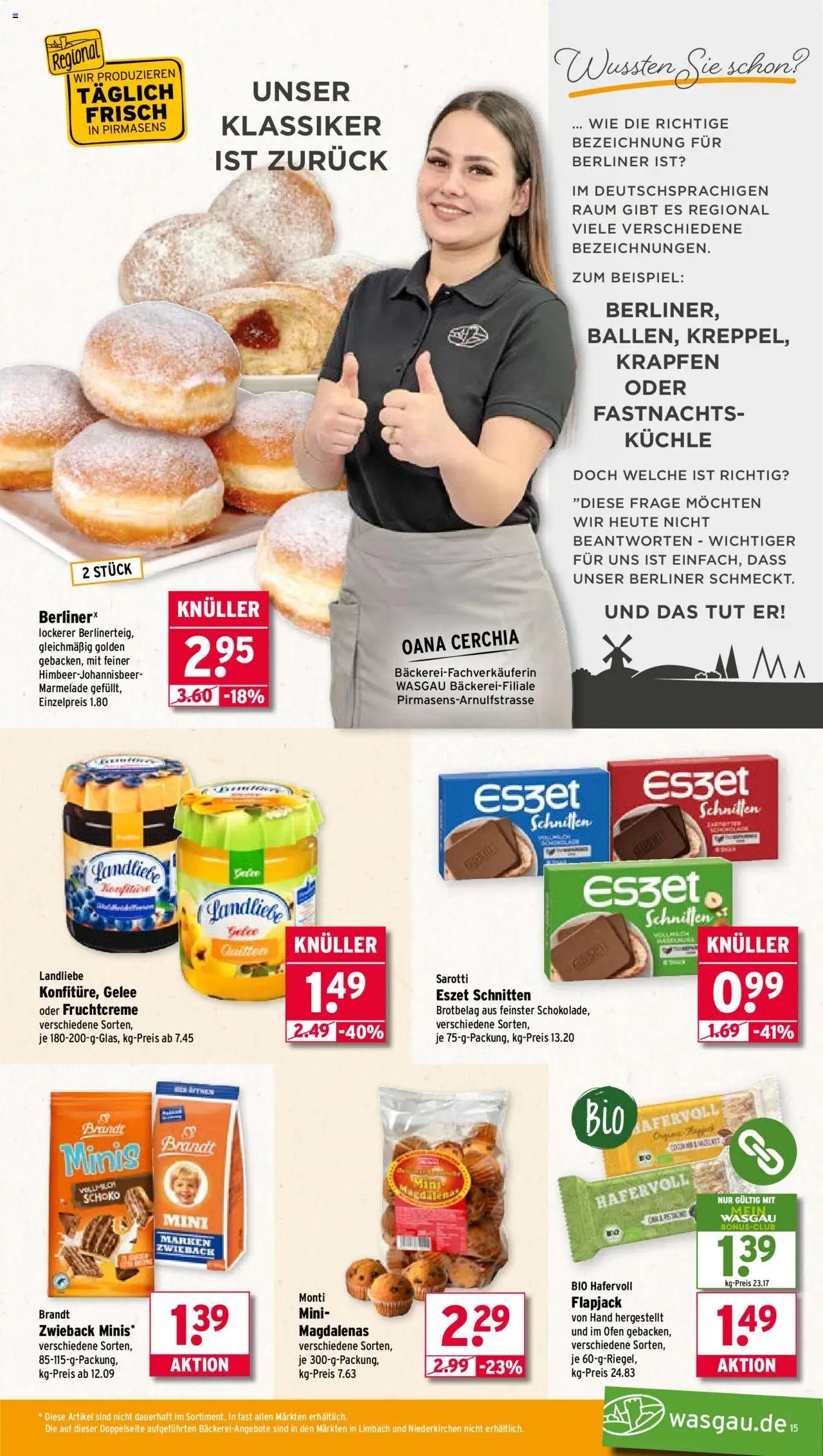 Wasgau Prospekt 	 (2025-09-08 - 2025-09-13) | 15