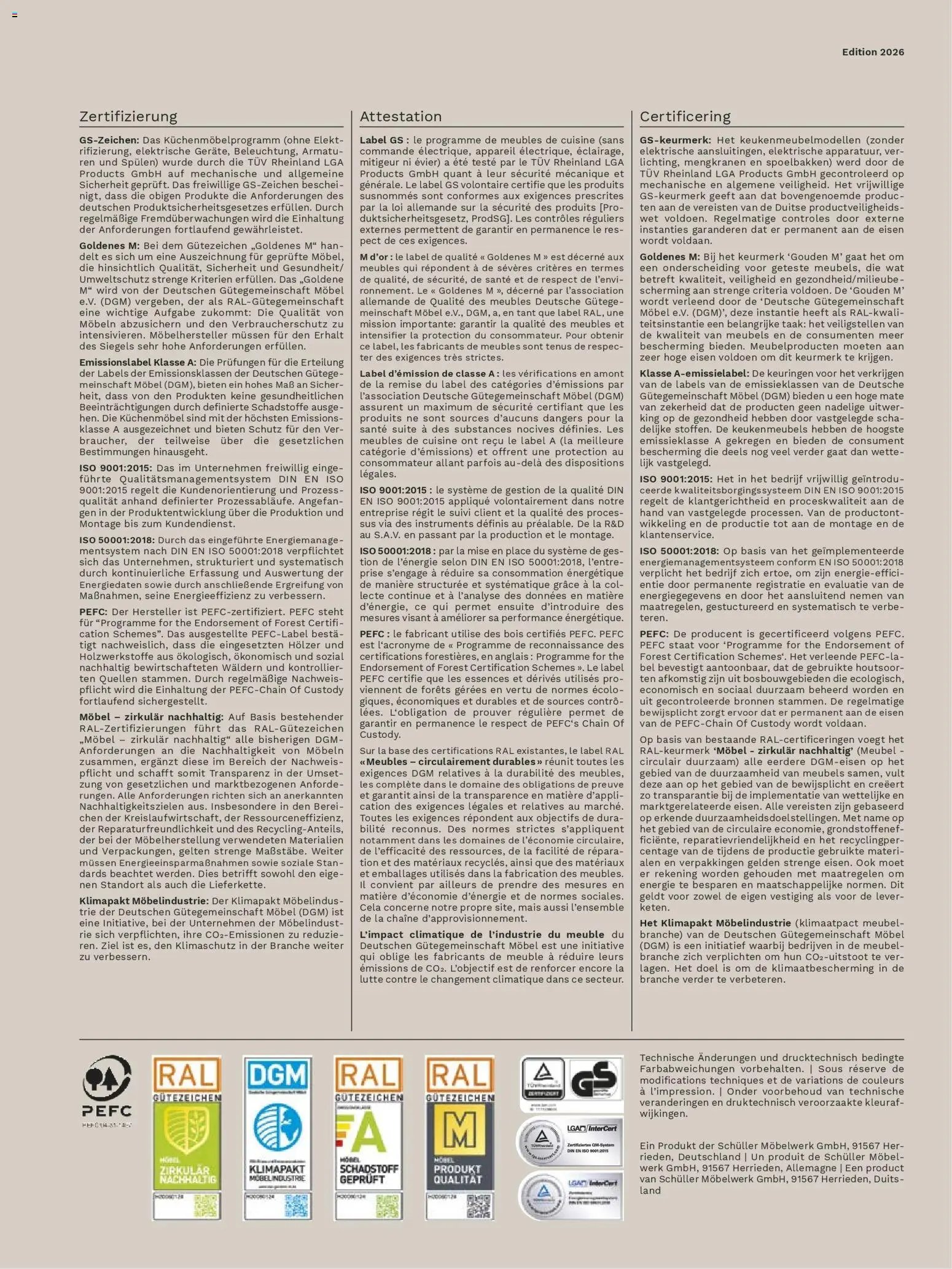 Ostermann Interline Küchenprospekt 2026