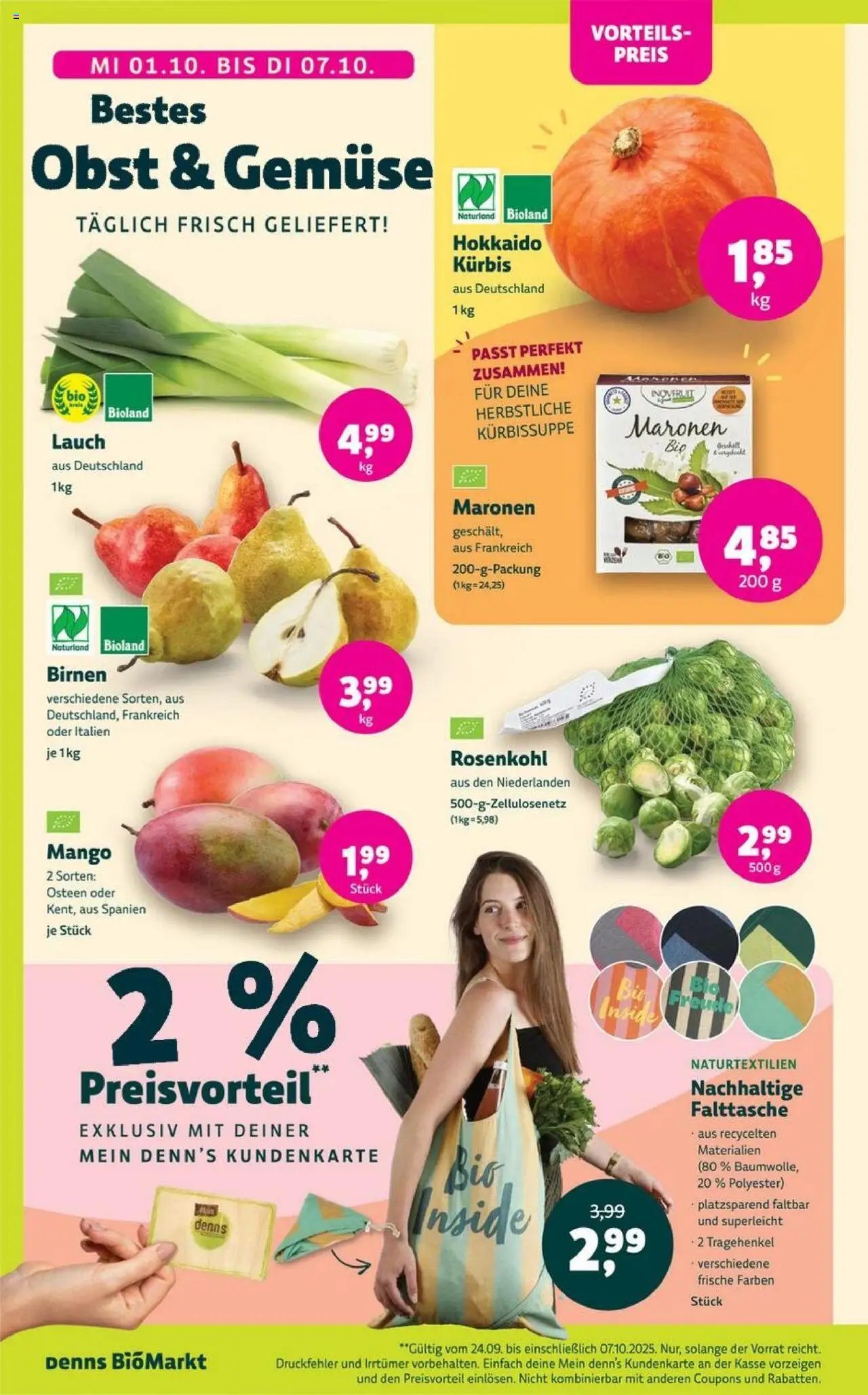 Denns BioMarkt Angebote (2025-09-24 - 2025-10-07) | 2