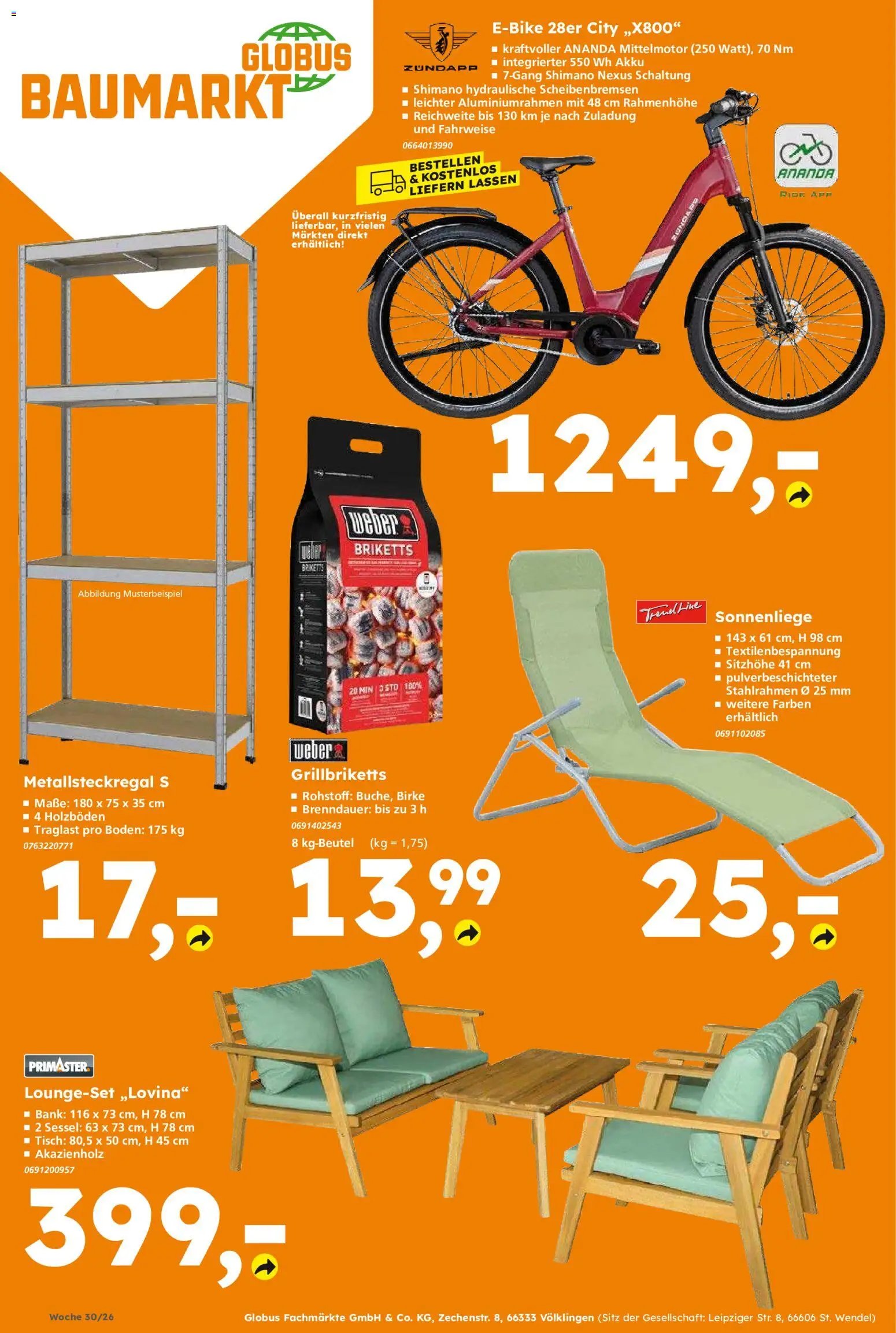 Globus Baumarkt Prospekt Zweibrücken